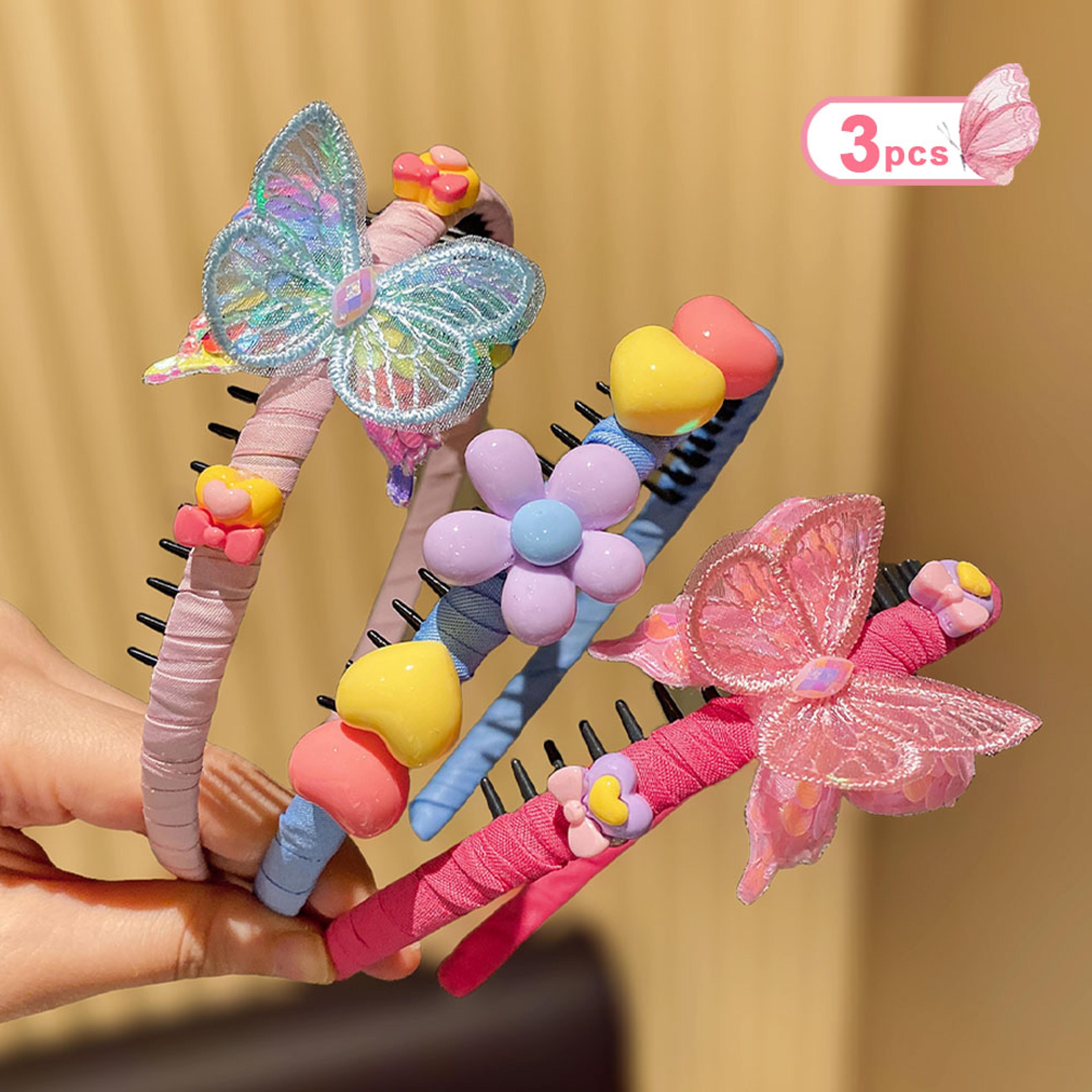 butterfly hair bands for girls anti slip fashion headbands hair accessories gift set