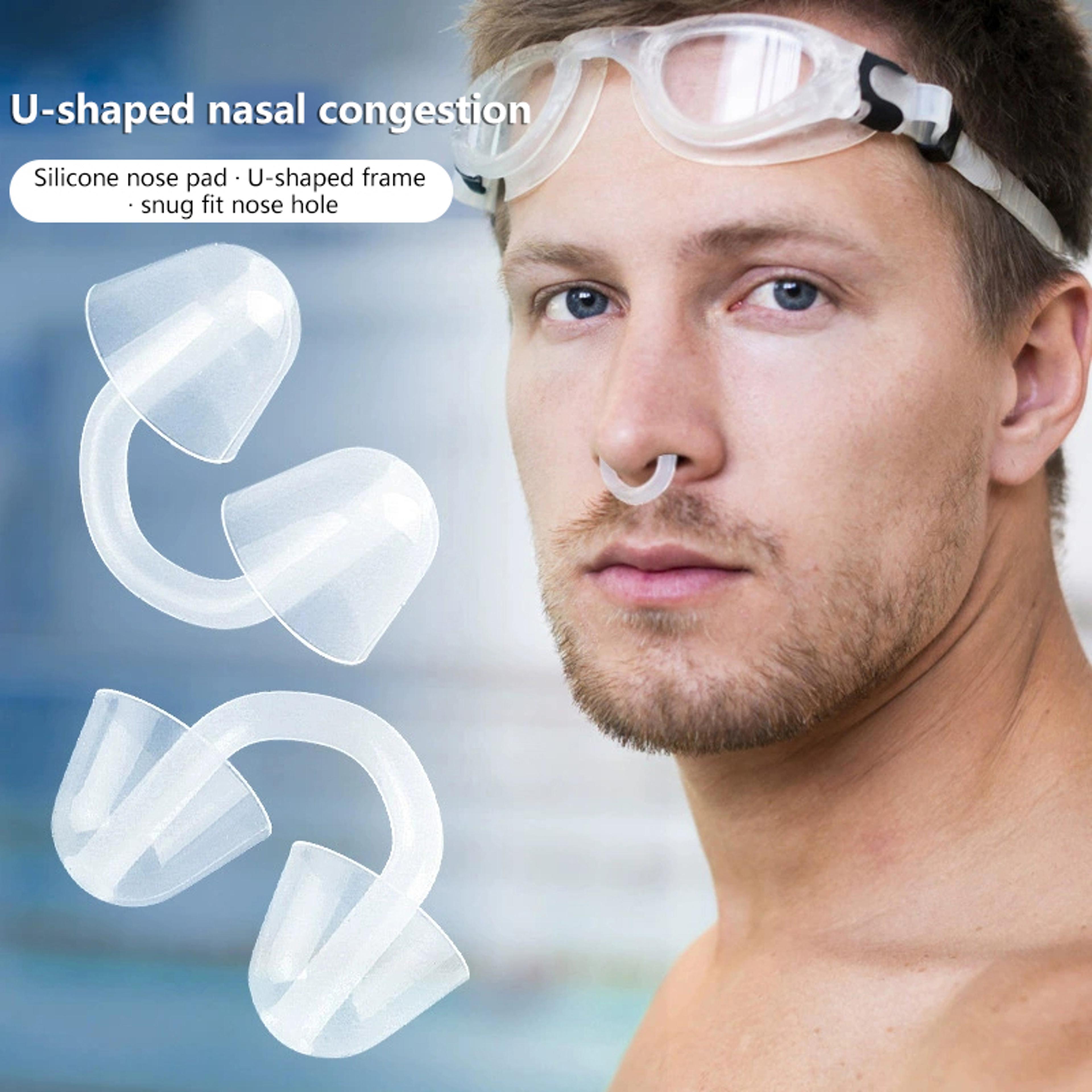 reusable silicone swimming nose clip waterproof swim safety gear