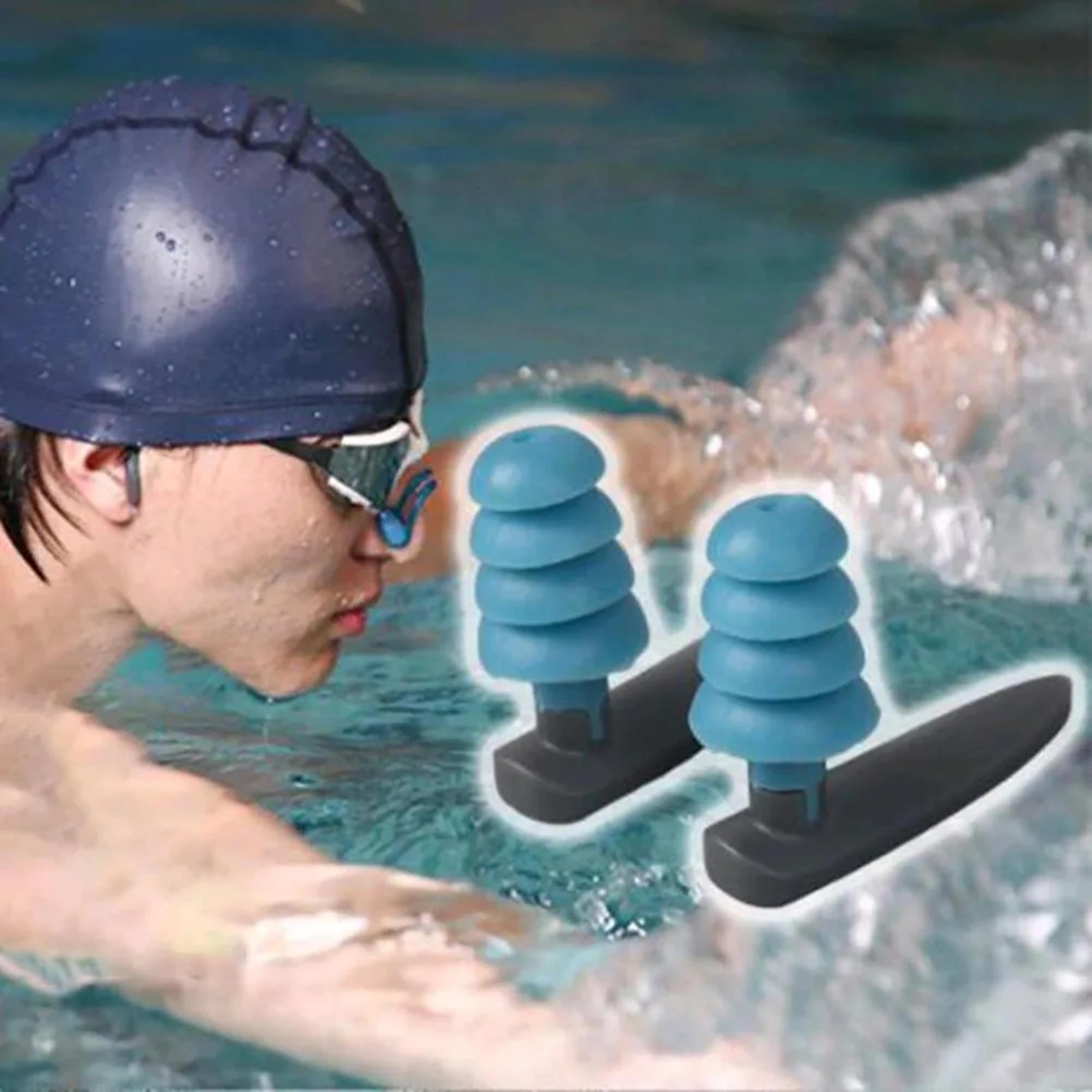 soft silicone swimming earplugs waterproof reusable ear protection for swimming diving