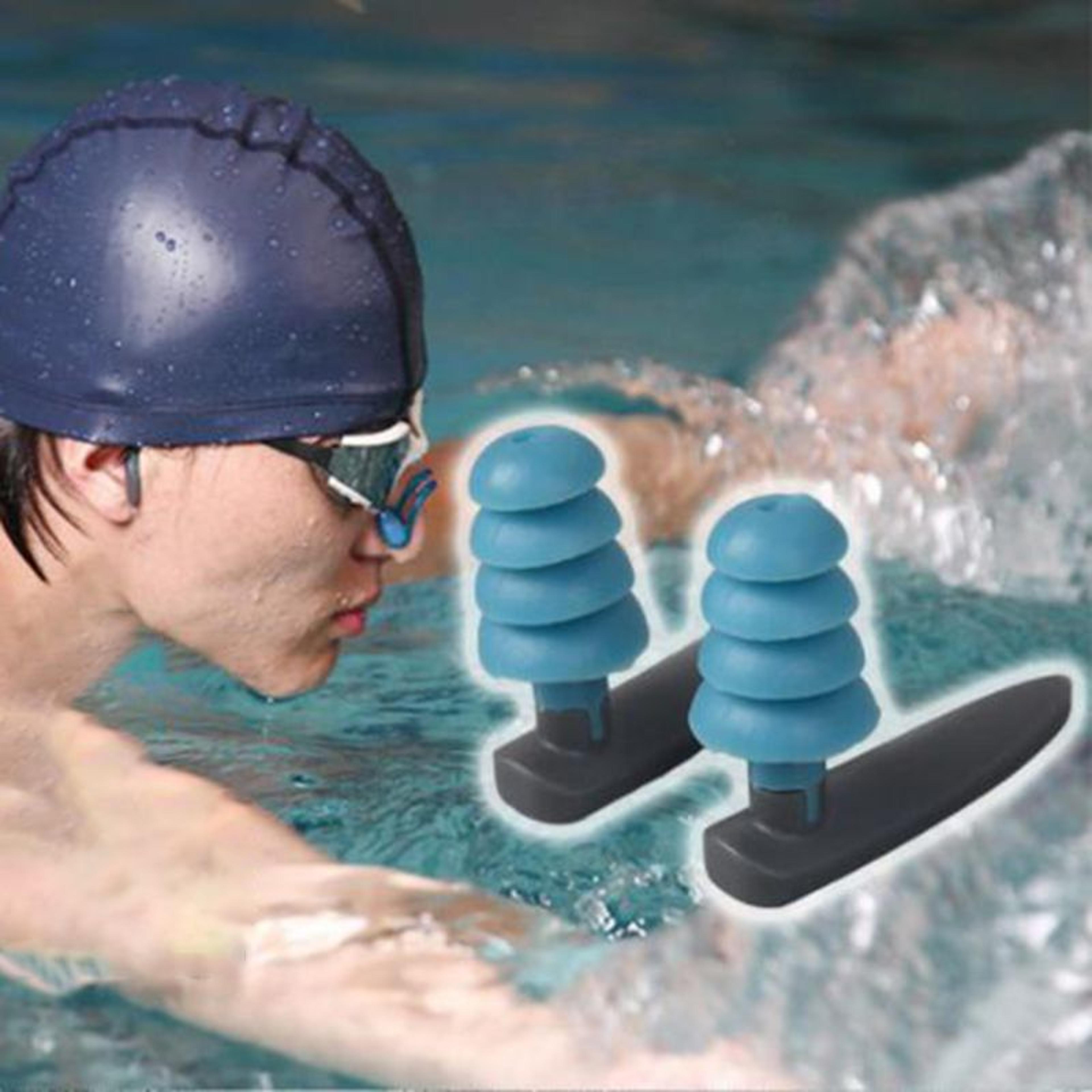 aqua quiet silicone earplugs for swimming, sleep & noise protection