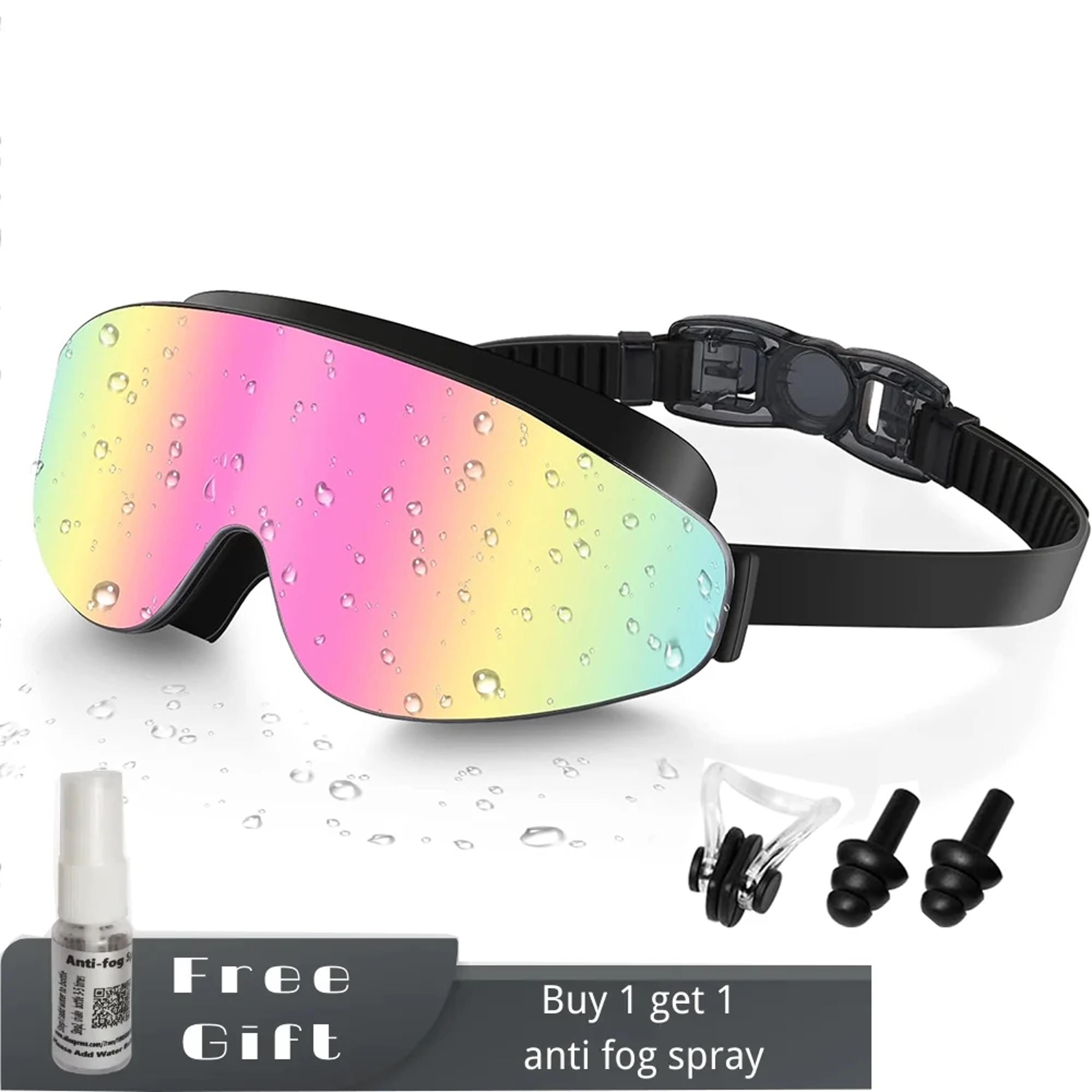 clear wave kids polarized swim goggles set anti fog, no leak swimming goggles with wide view