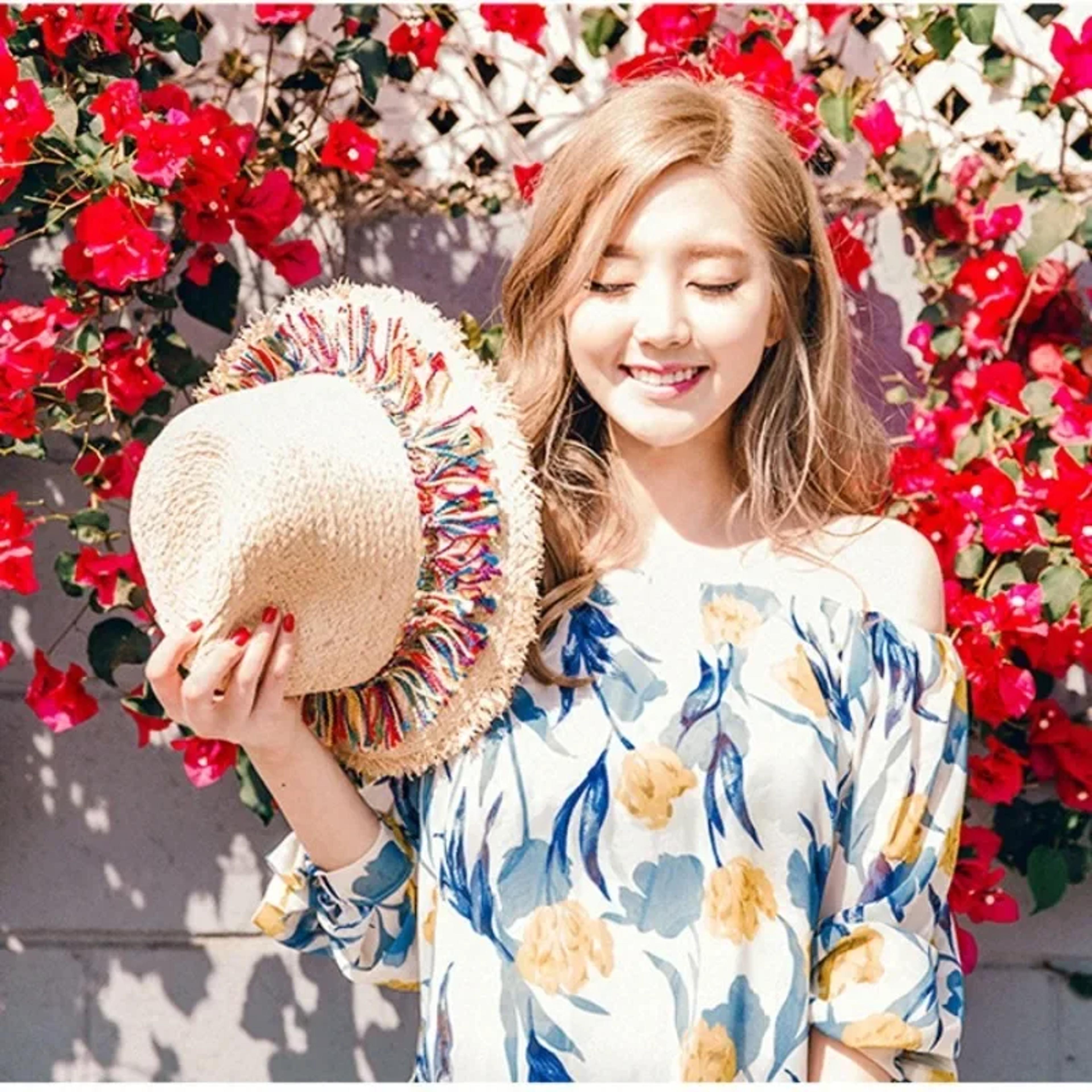womens tassel straw sun hat for beach and summer outdoor style