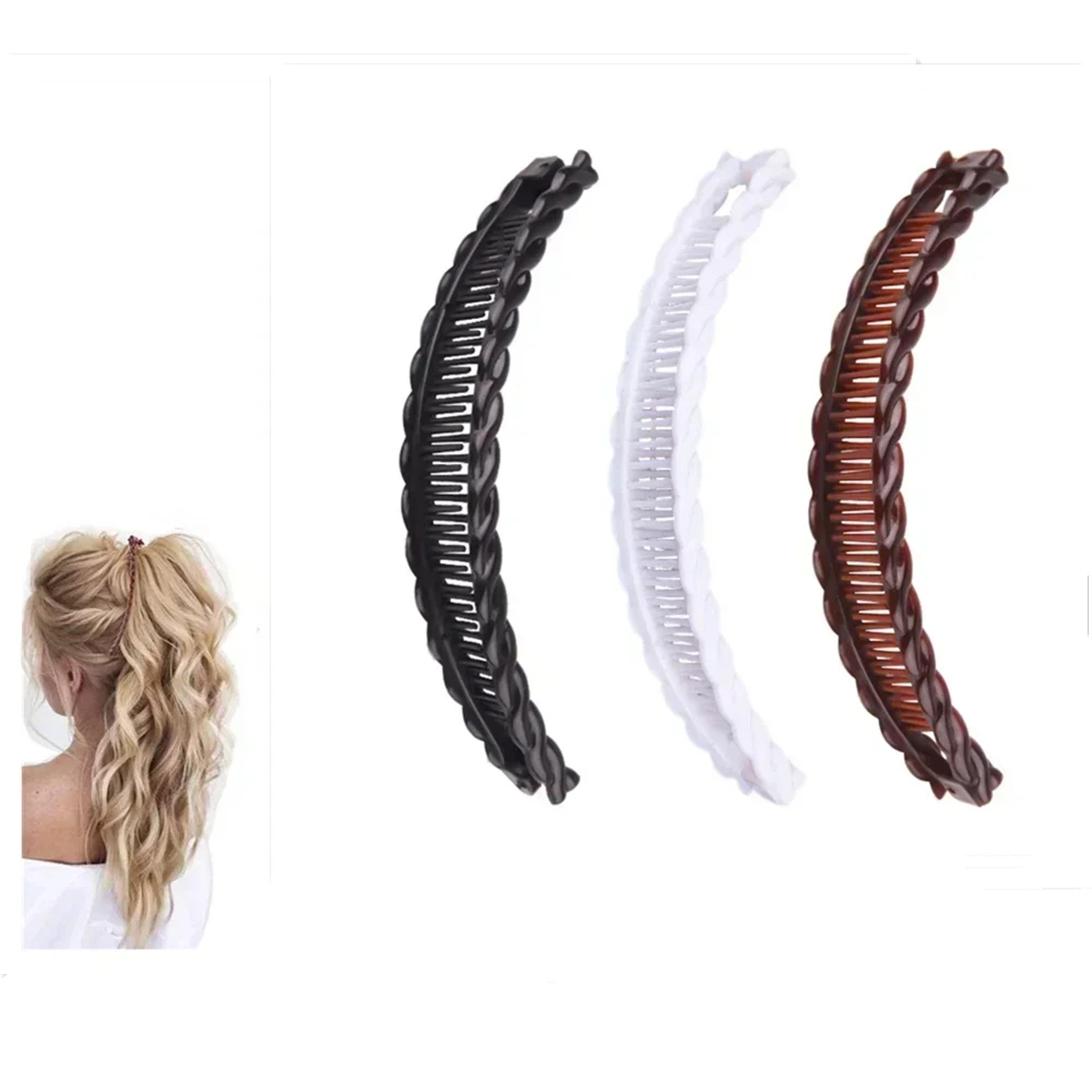 vintage banana hair clip wave comb vintage hair barrette for women hair accessories