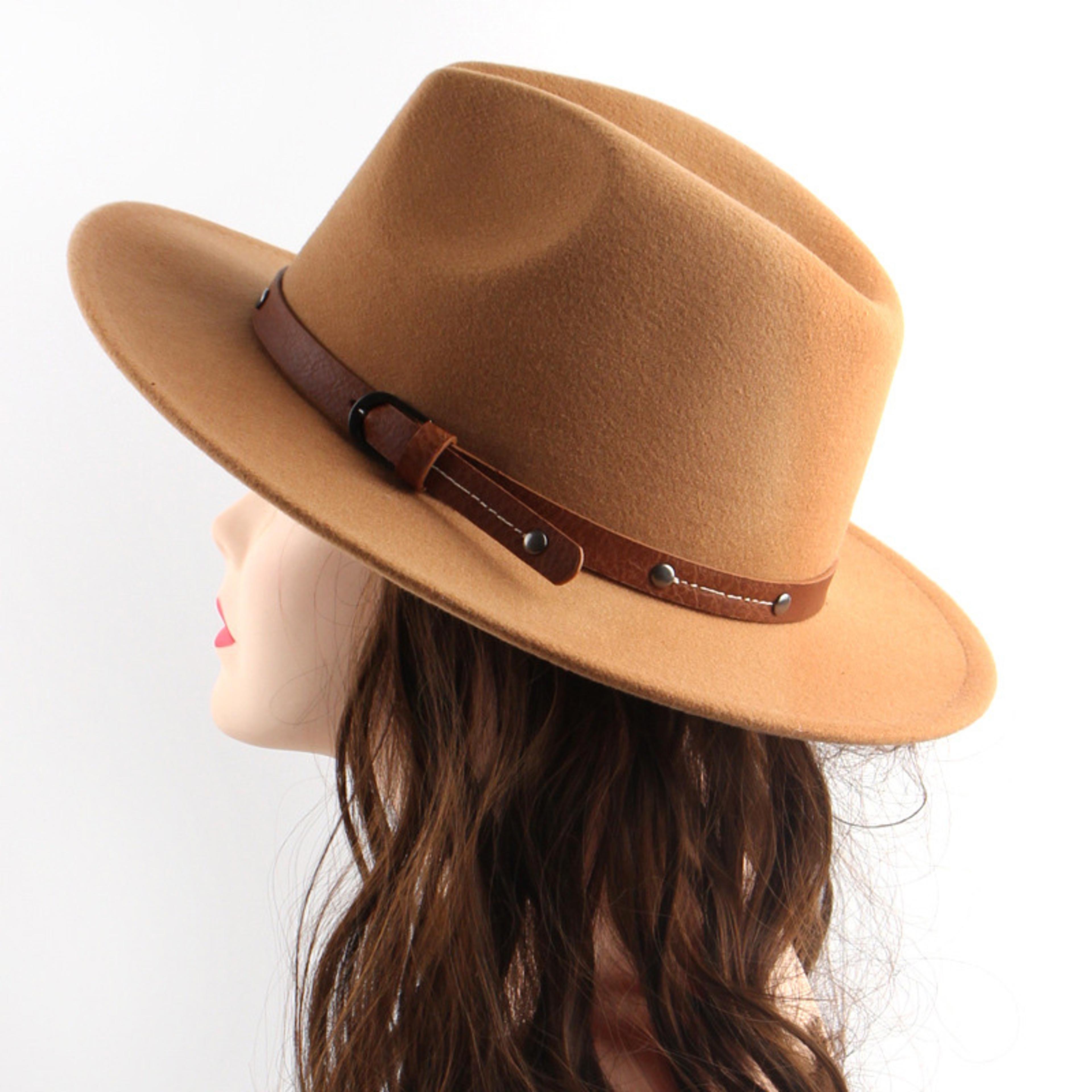 unisex wool fedora & bowler felt hat vintage cap