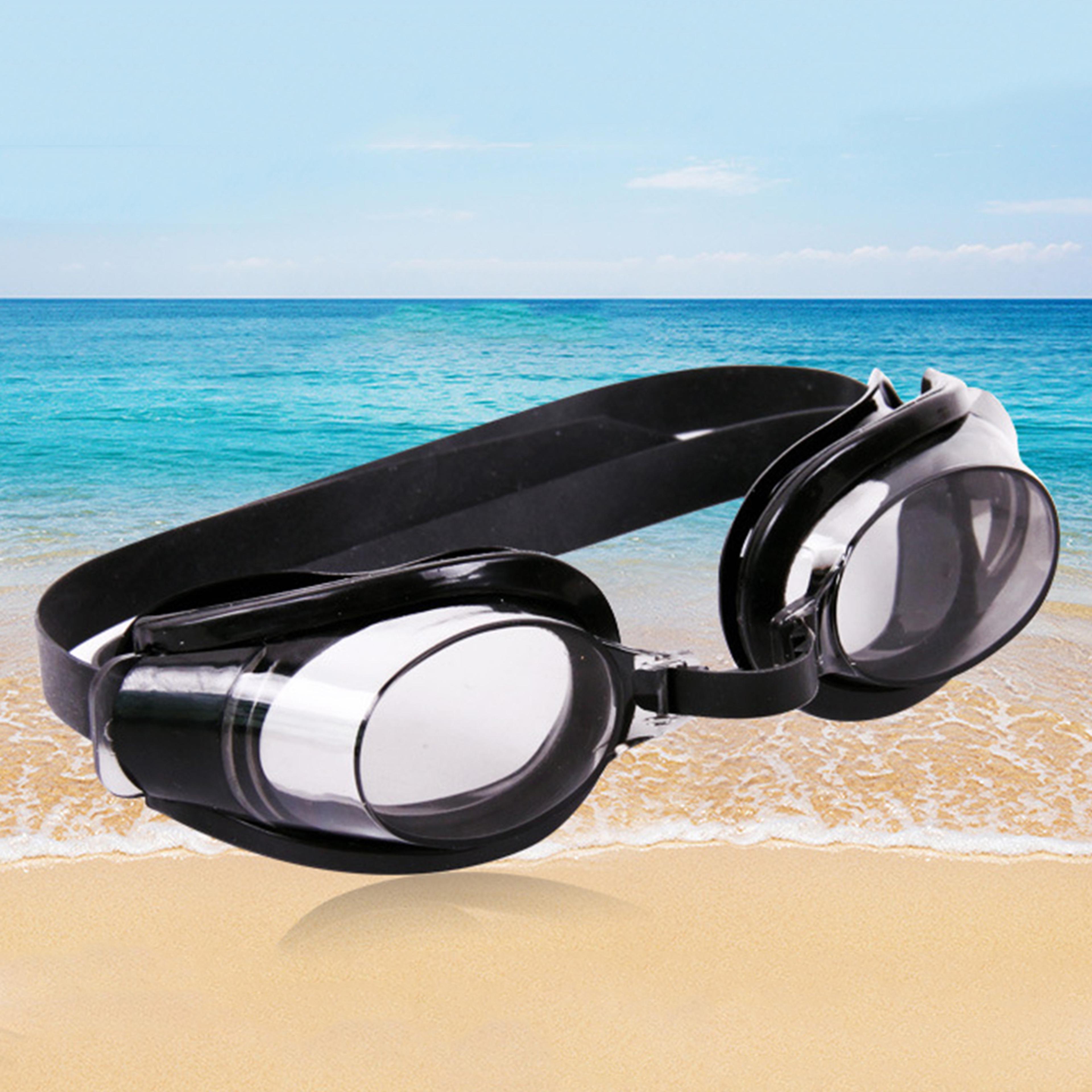 hd anti fog waterproof swim goggles, leakproof wide view swimming goggles for men & women