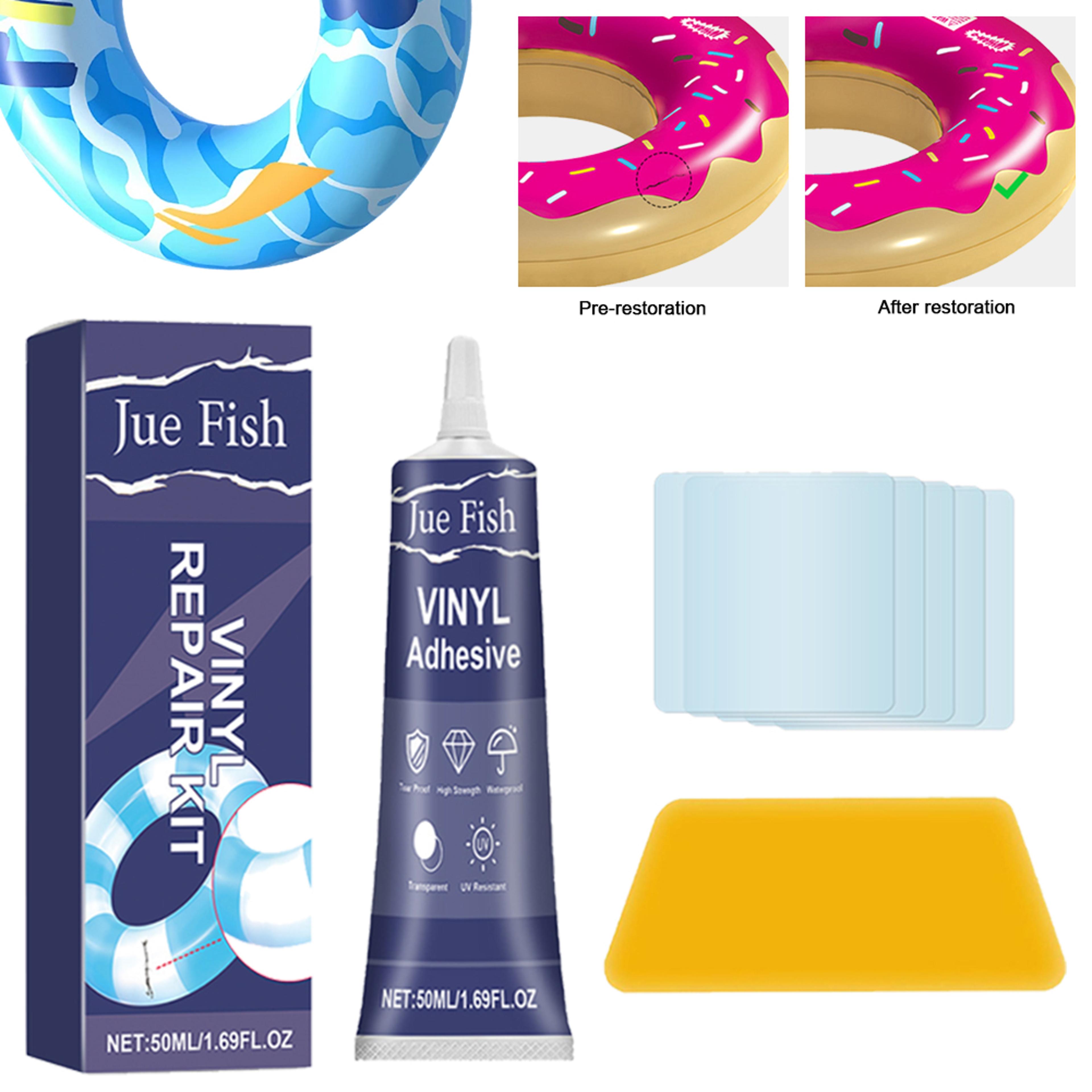 transparent inflatable repair patch kit for air mattress, pool liner & pvc repair