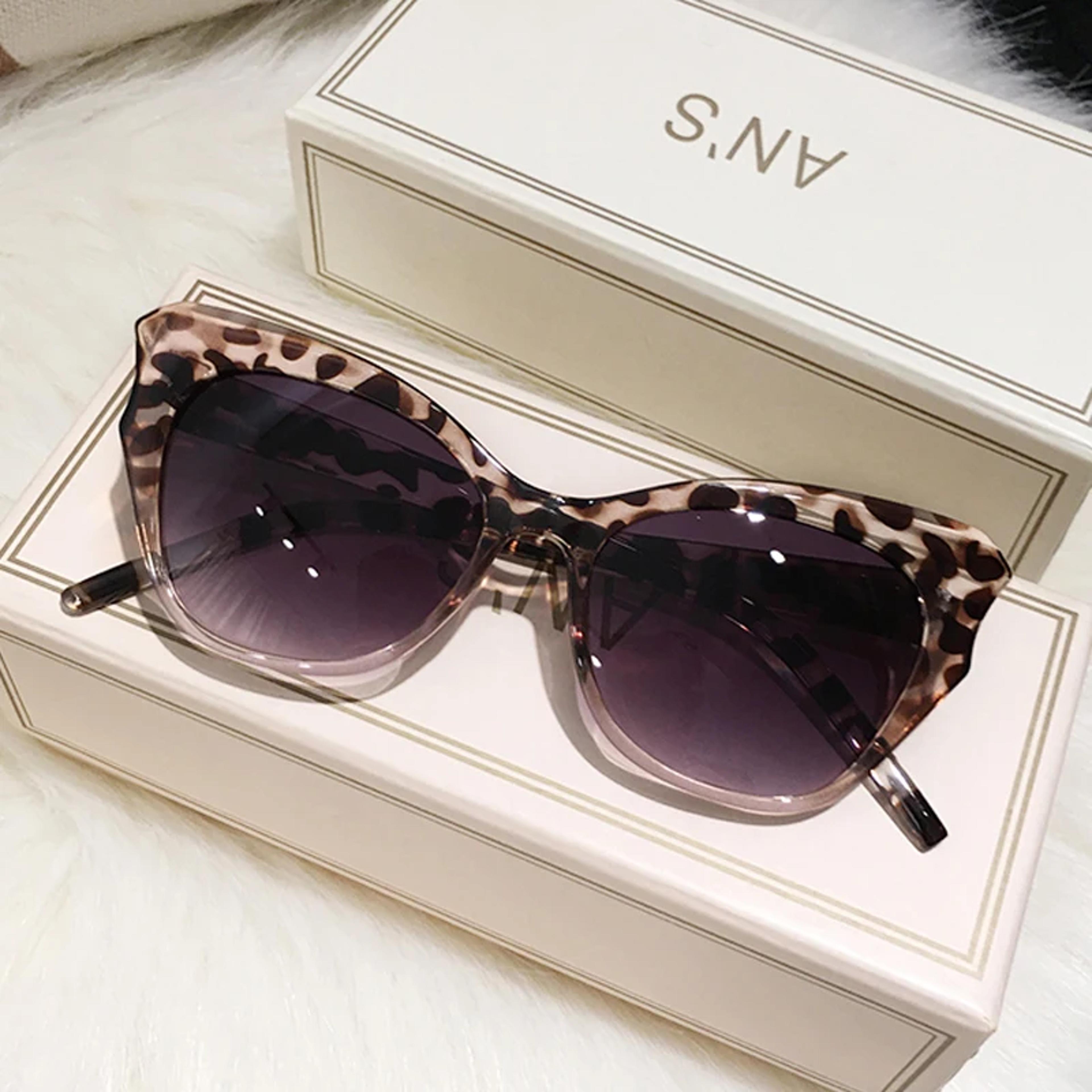 cat eye vintage gradient sunglasses women retro designer shades