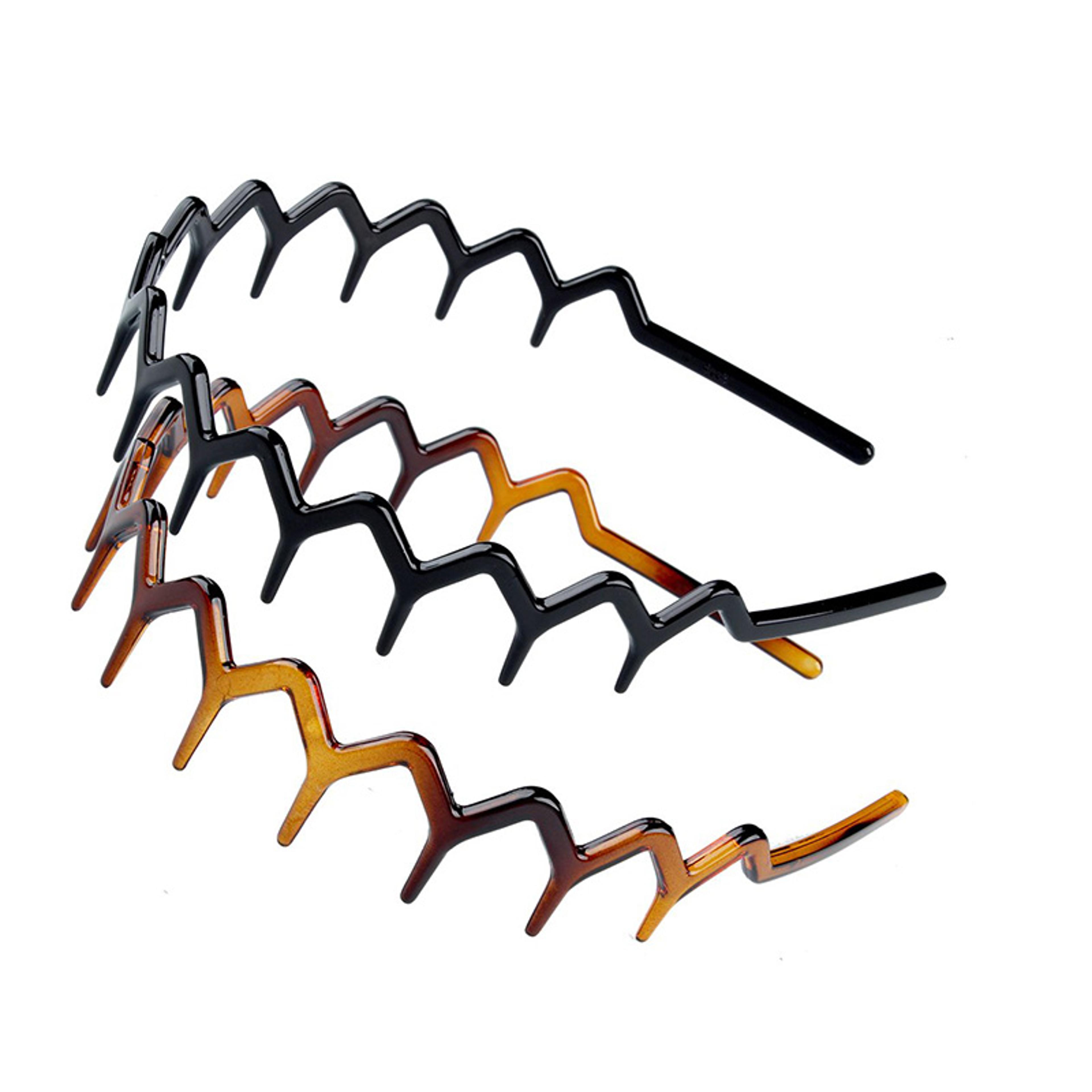 non slip teeth hair comb headband set for women and girls hair band