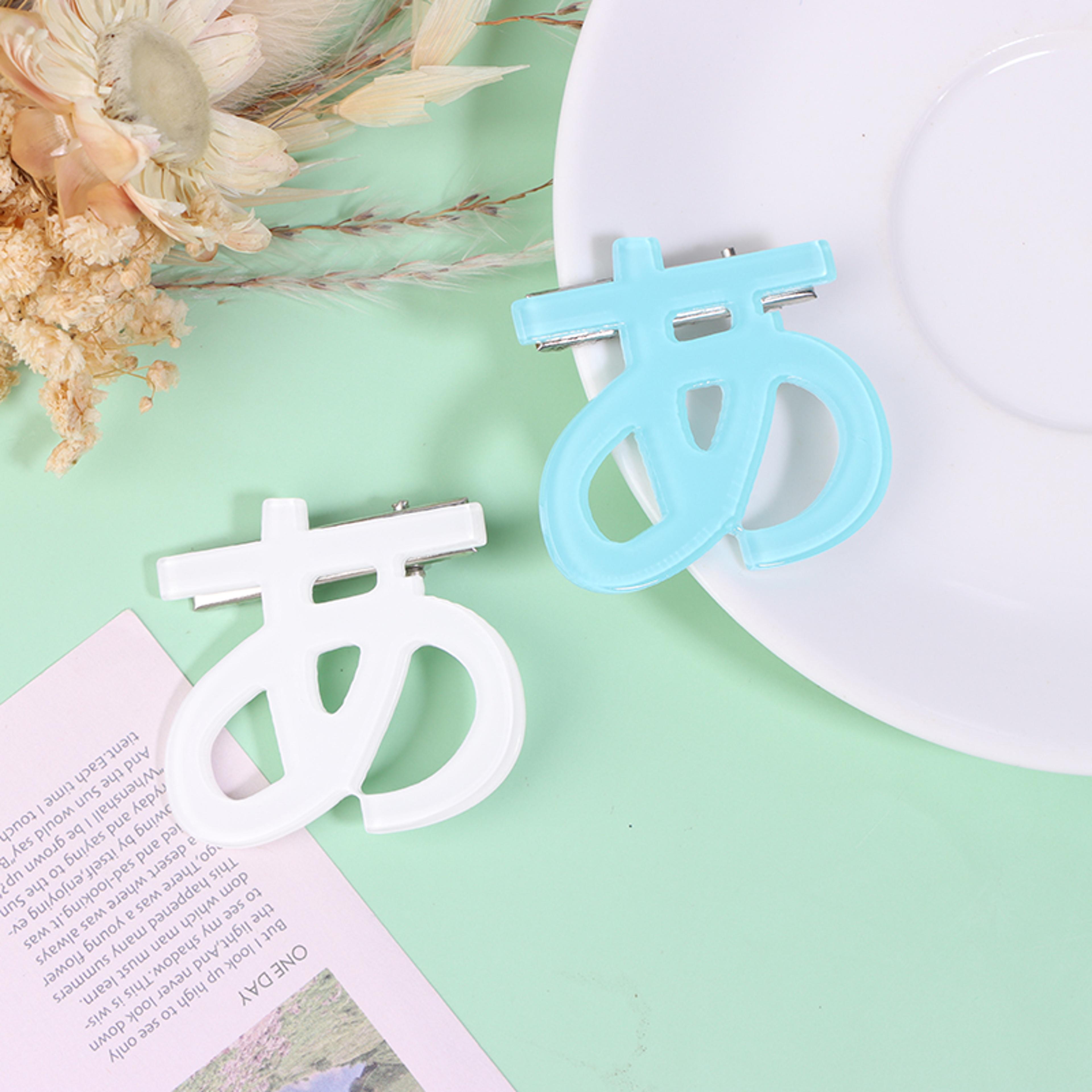 water color letter hair clip cute anime hairpin for bangs & harajuku style