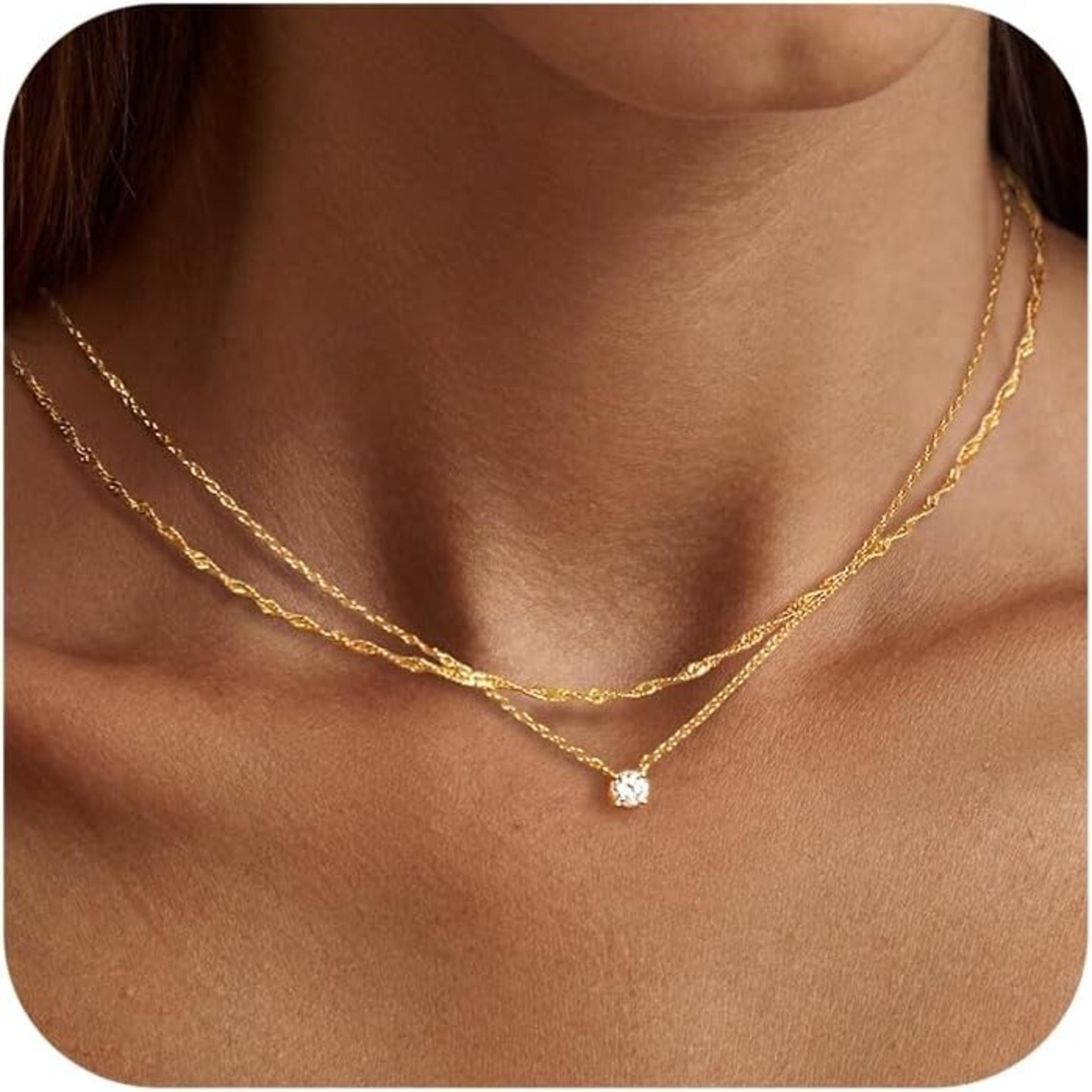 elegant diamond accent choker necklace for women in sterling silver & gold plated finish