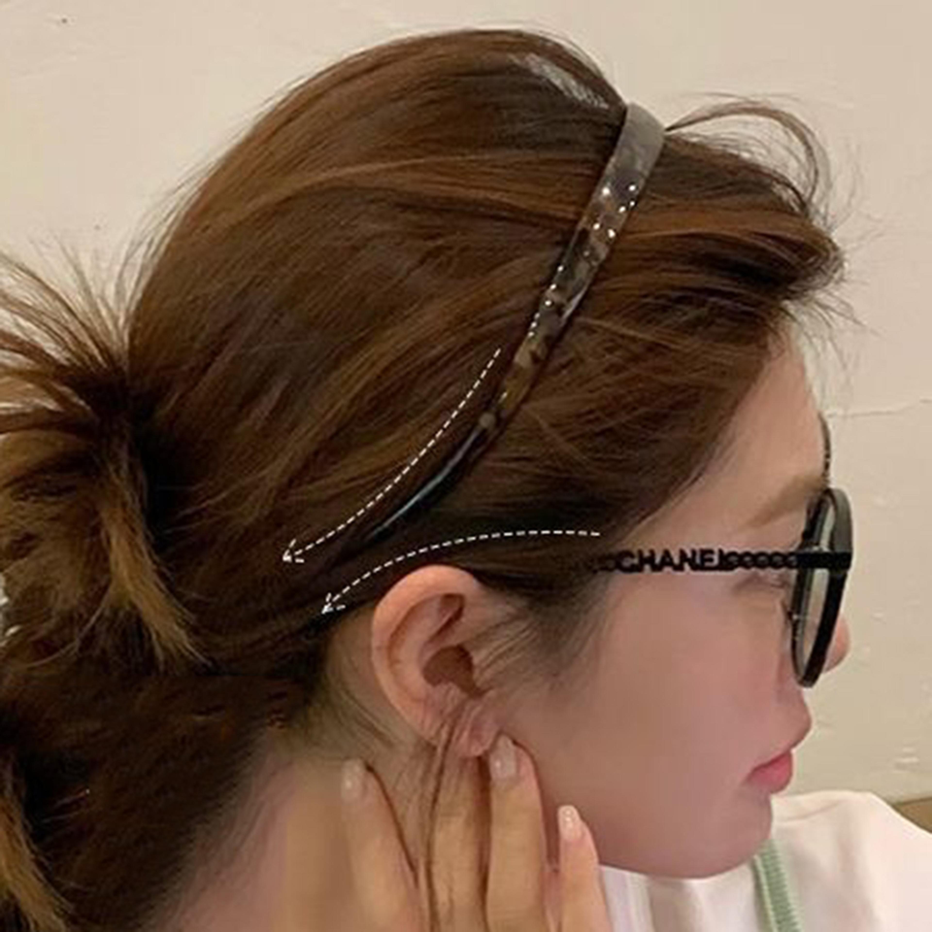 leopard print retro u shaped headband for women fashion hair accessory