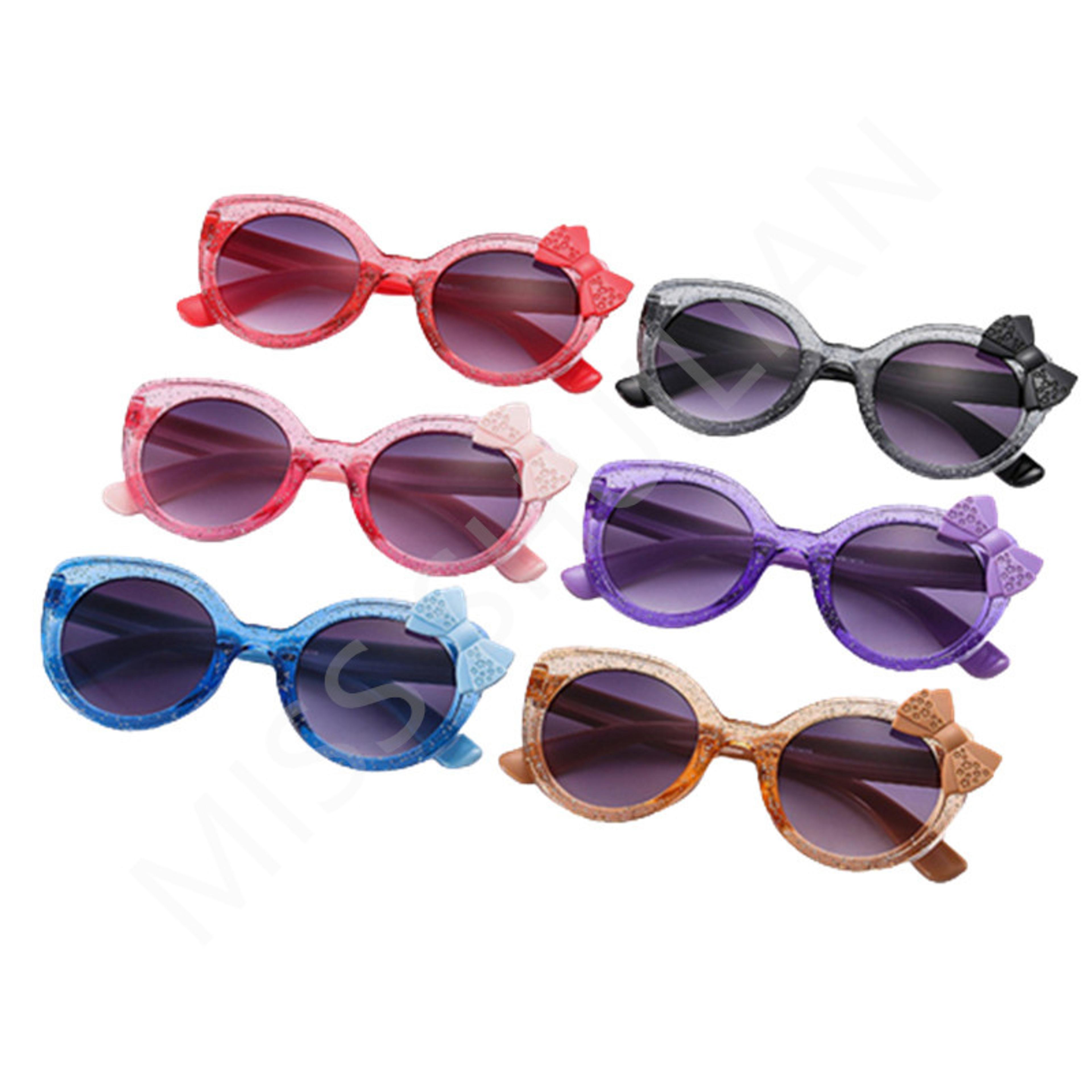 cute cat eye kids sunglasses with bowknot fashion baby & toddler uv protection shades