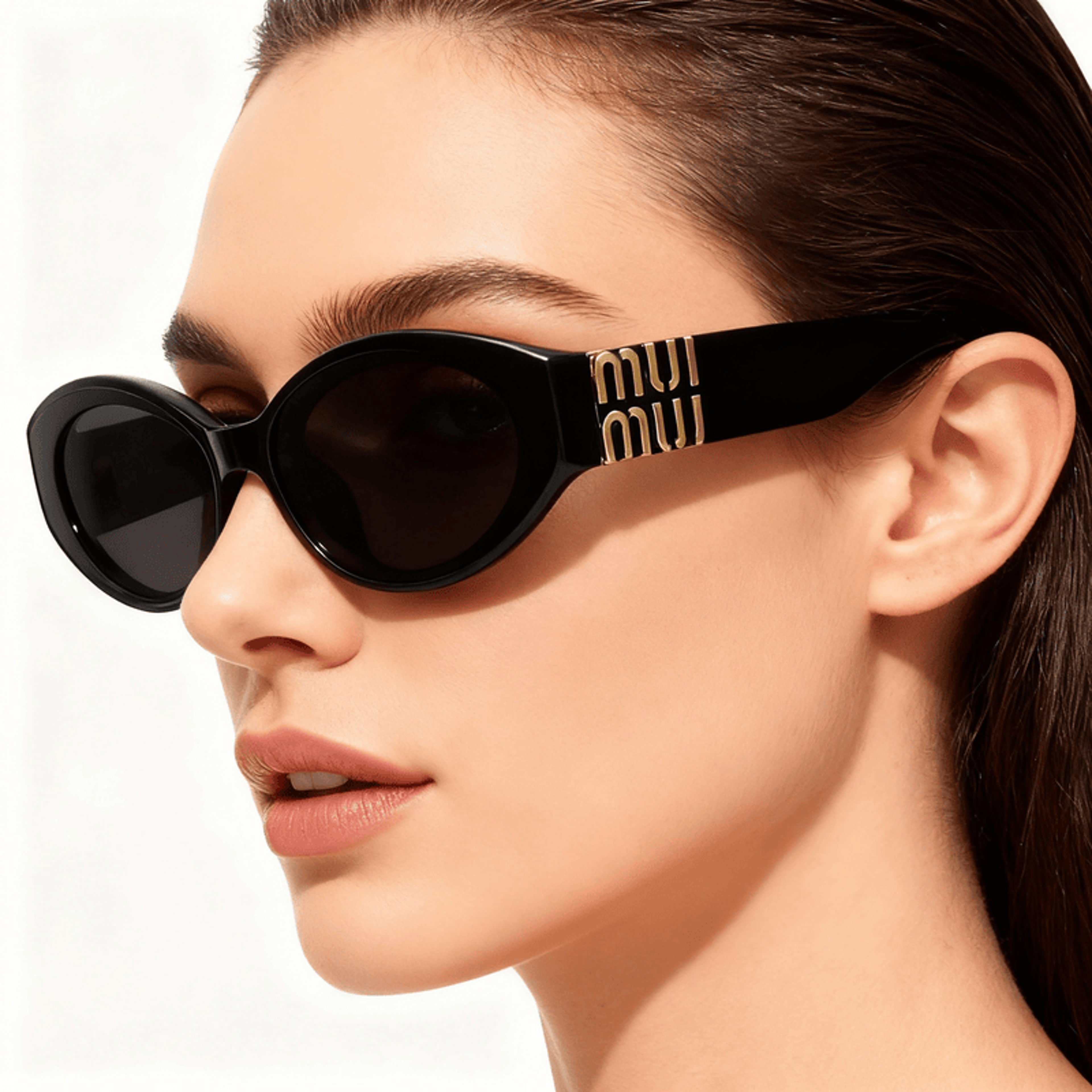 luxe oval uv sunglasses minimalist unisex fashion shades