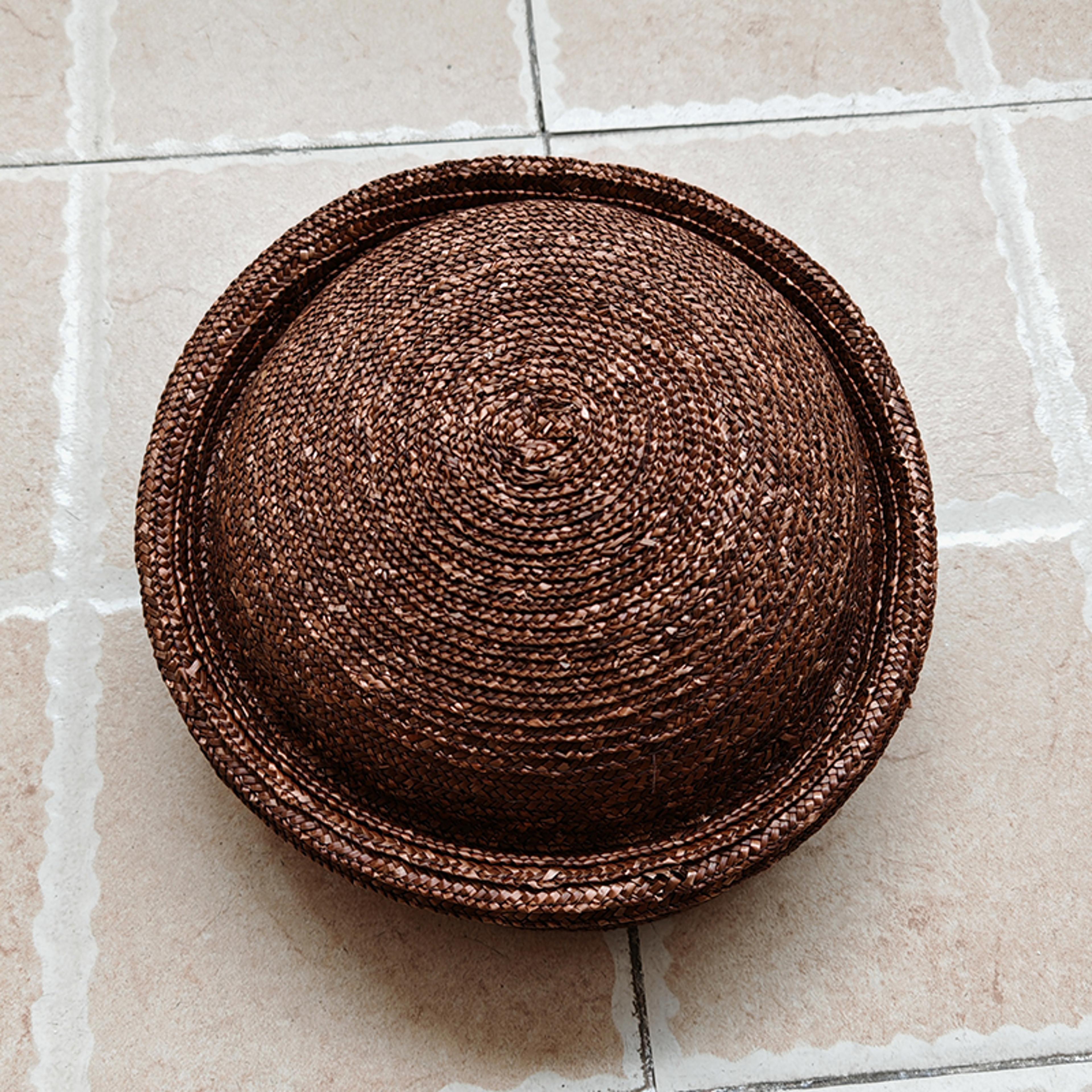 elegant straw beret hat for women chic women's sun hat for beach, derby & summer parties