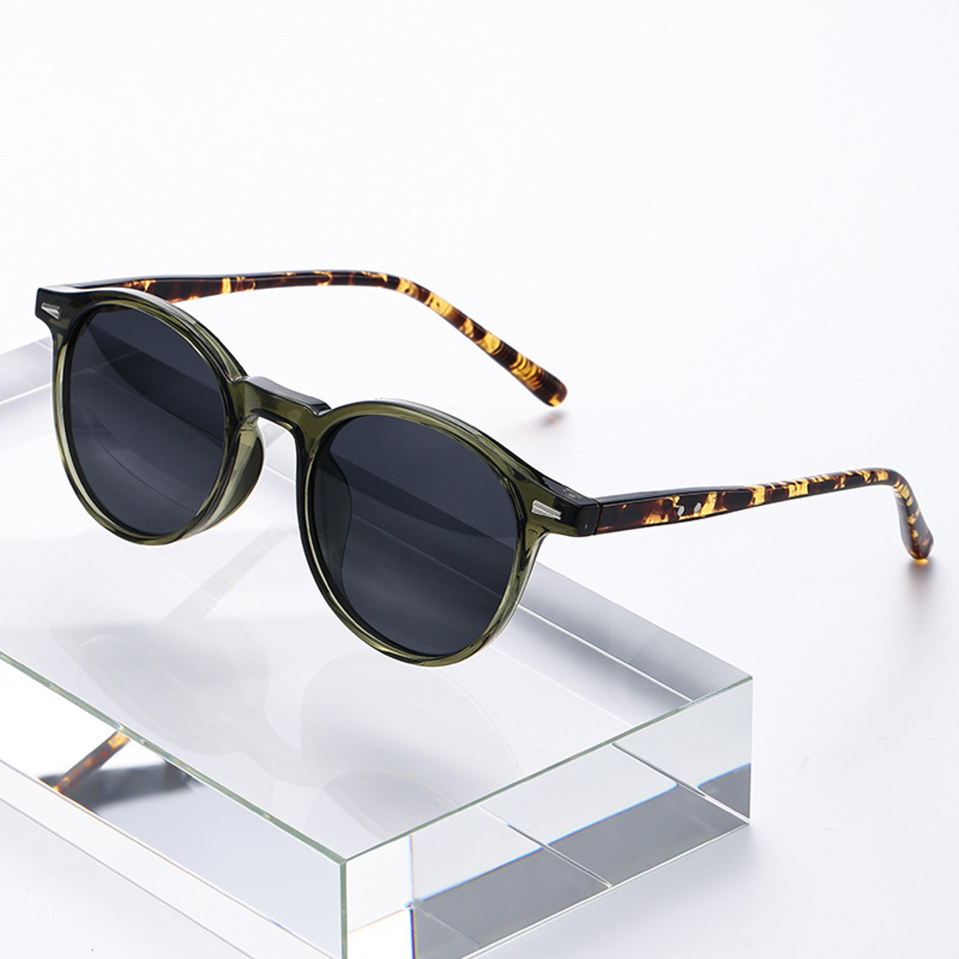 vintage round sunglasses retro circular uv protection eyewear for women & men