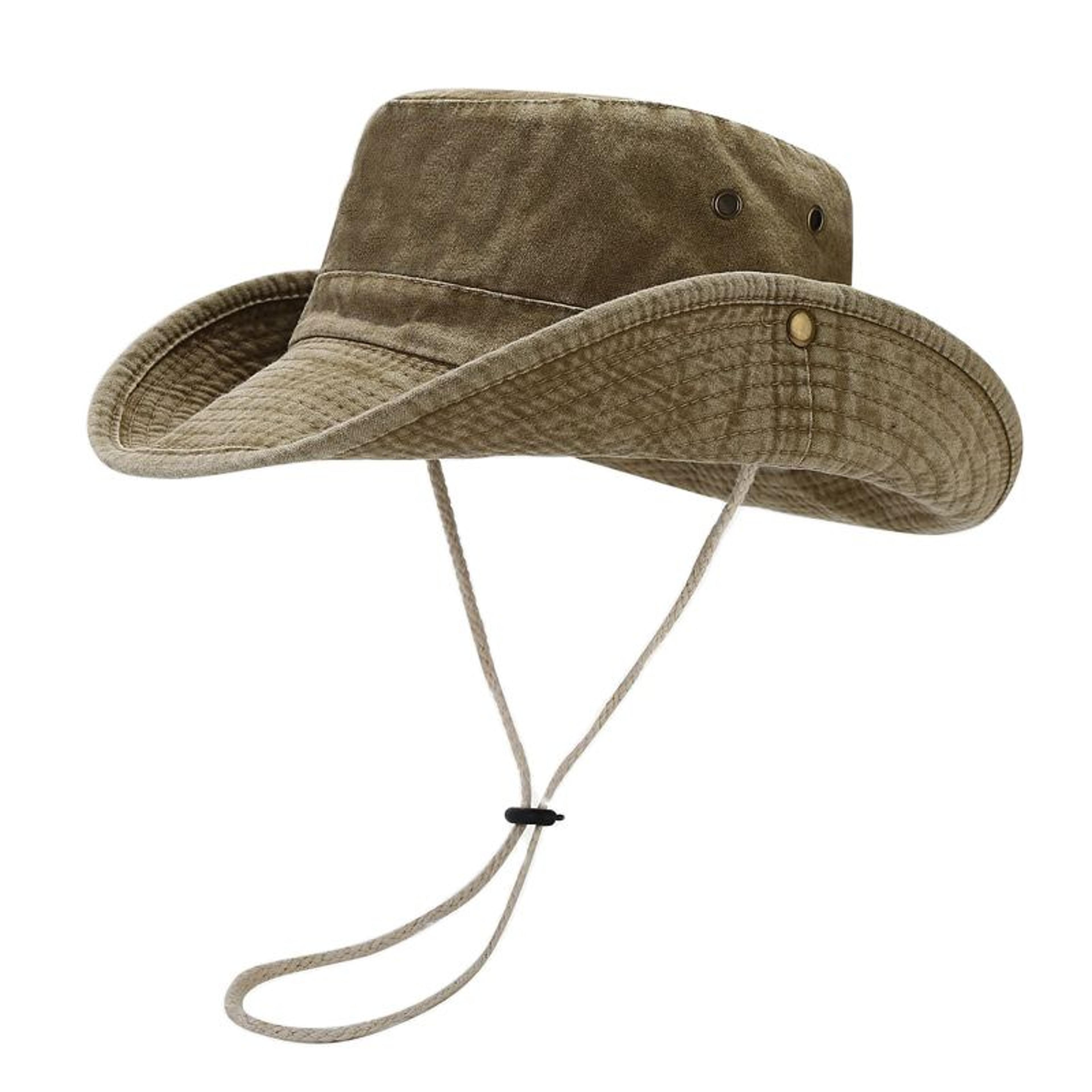 cotton bucket hat for men & women lightweight unisex sun hat for outdoor travel