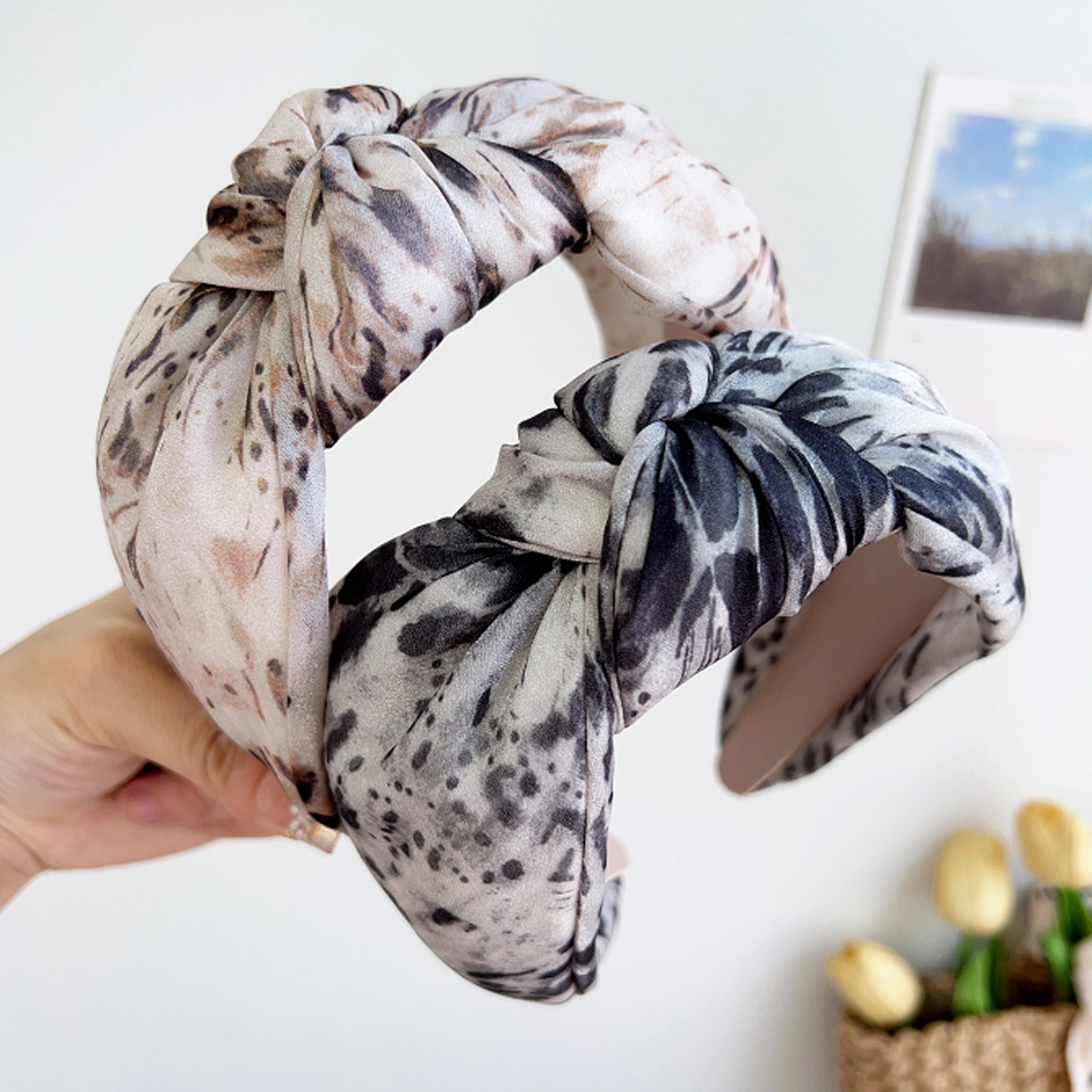 elegant knotted headband for women soft fabric hairband summer fashion hair accessory