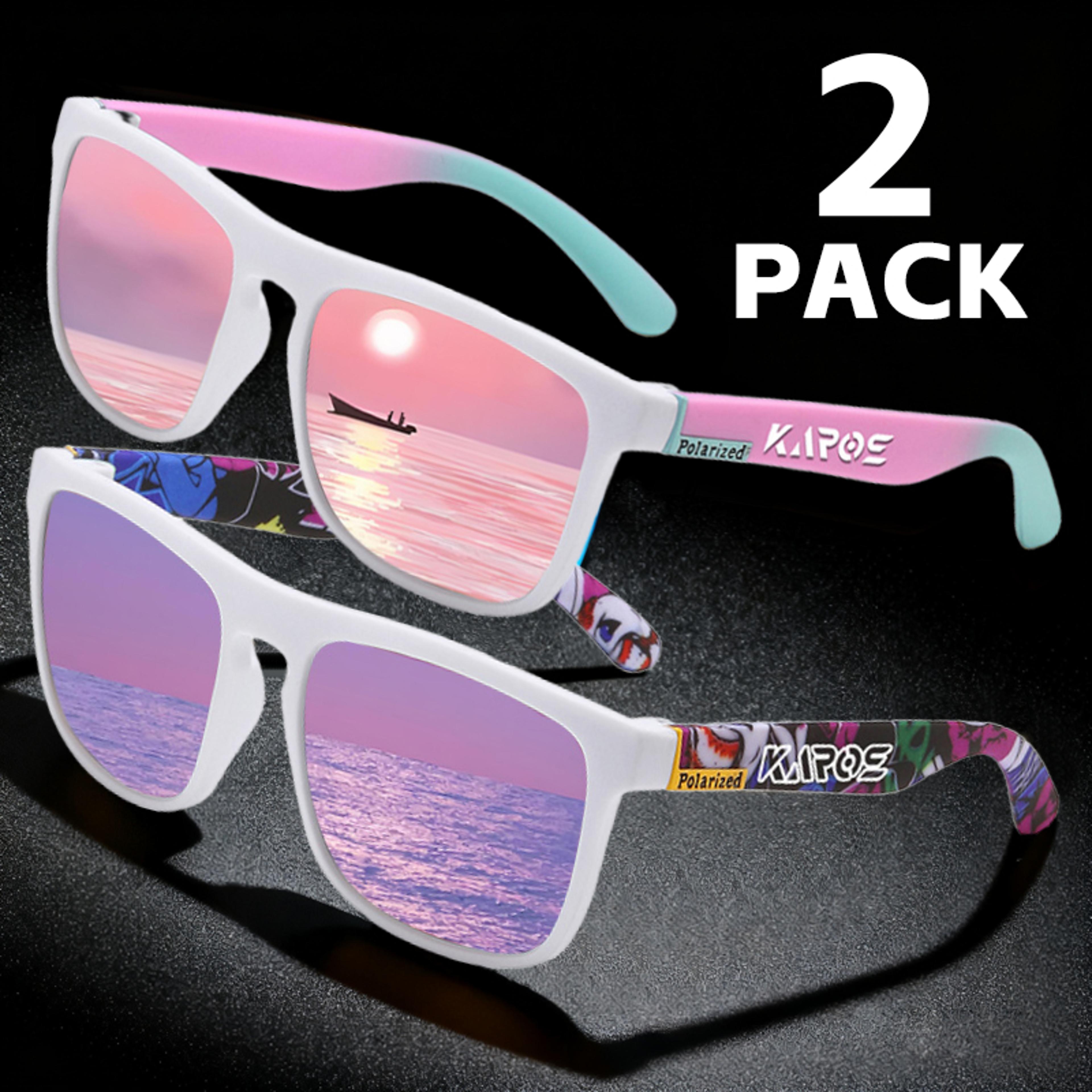 polarized sunglasses square mirror sunglasses for driving, fishing & outdoor adventures
