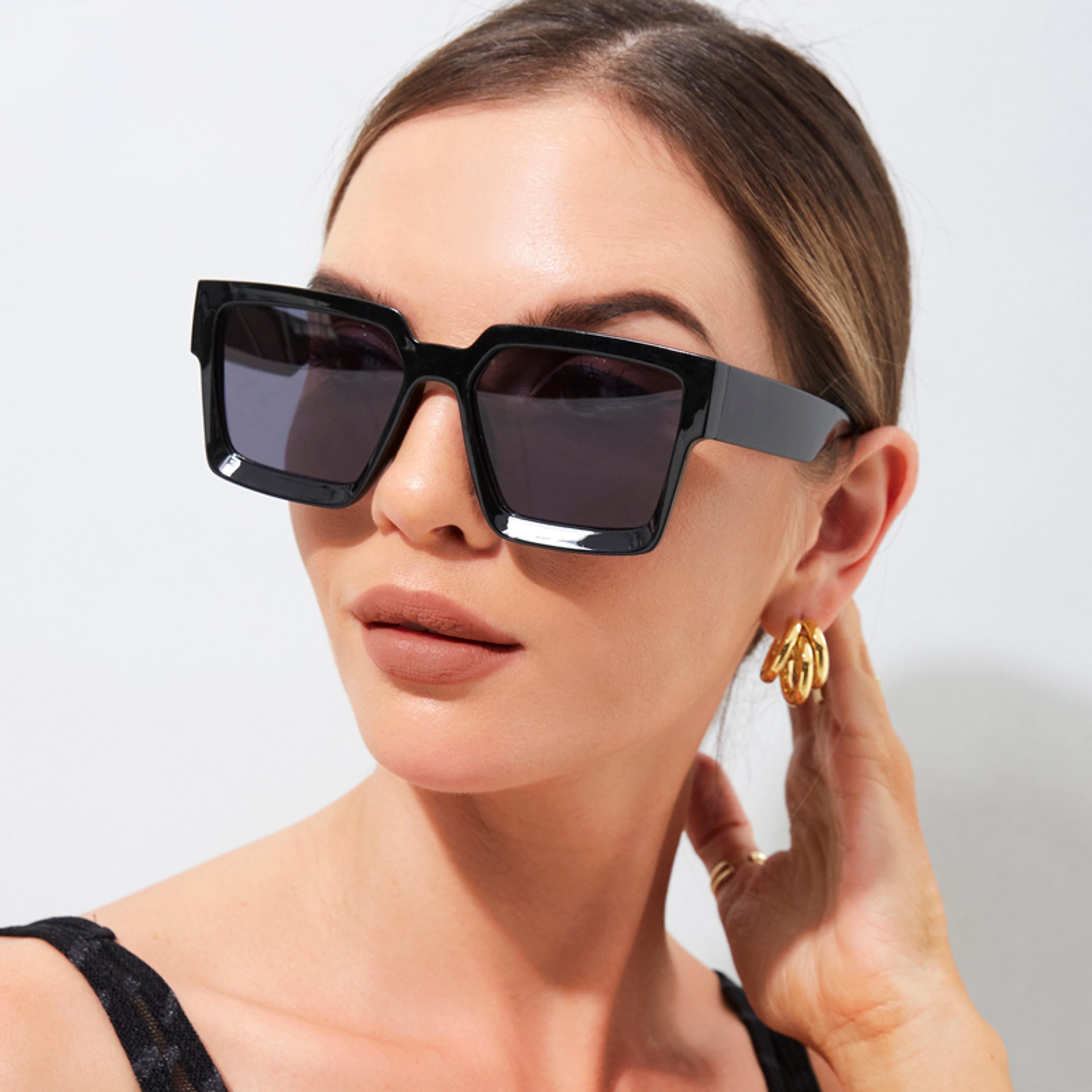 vintage square uv sunglasses for men & women retro unisex fashion shades