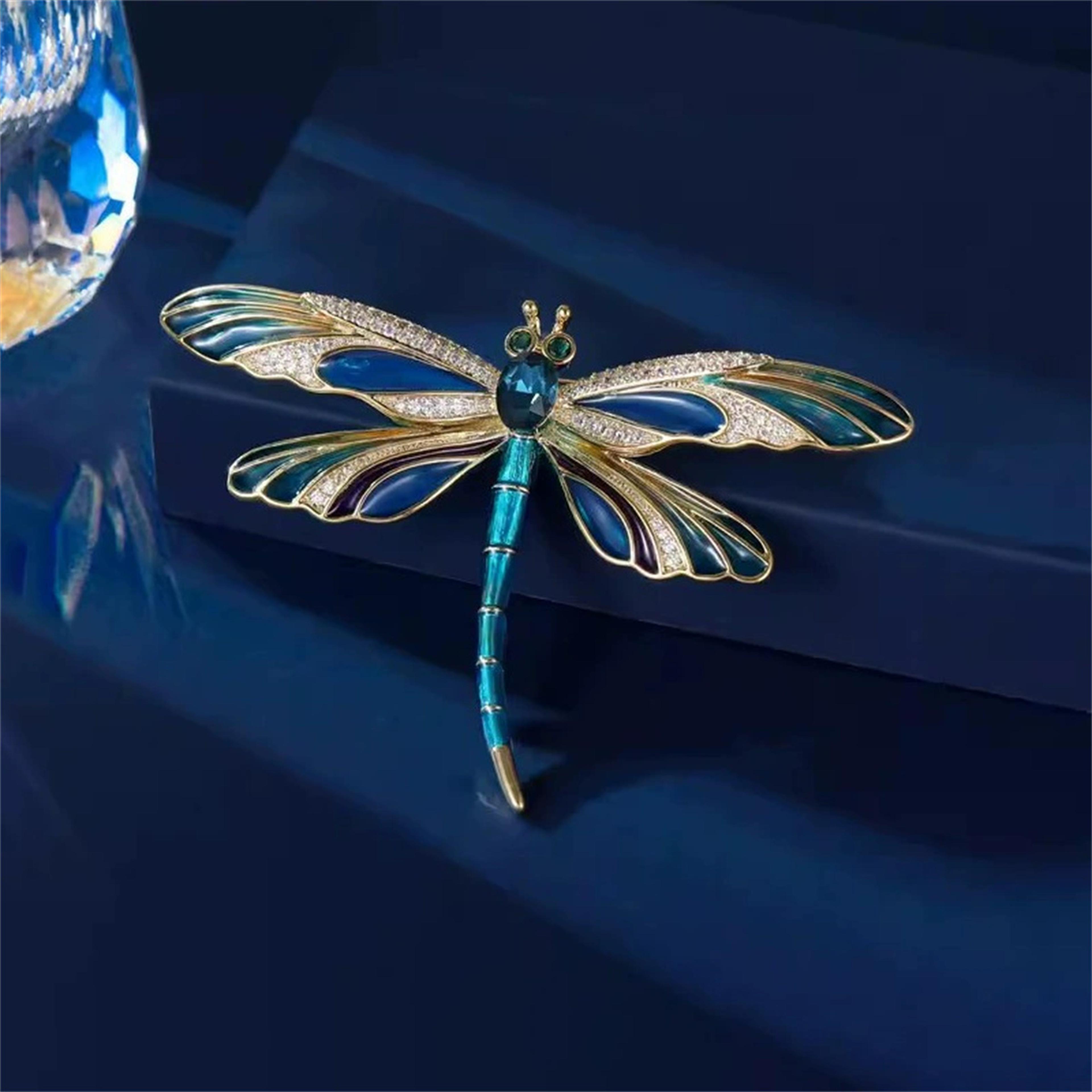 vintage dragonfly brooch pin elegant jewelry gift for women