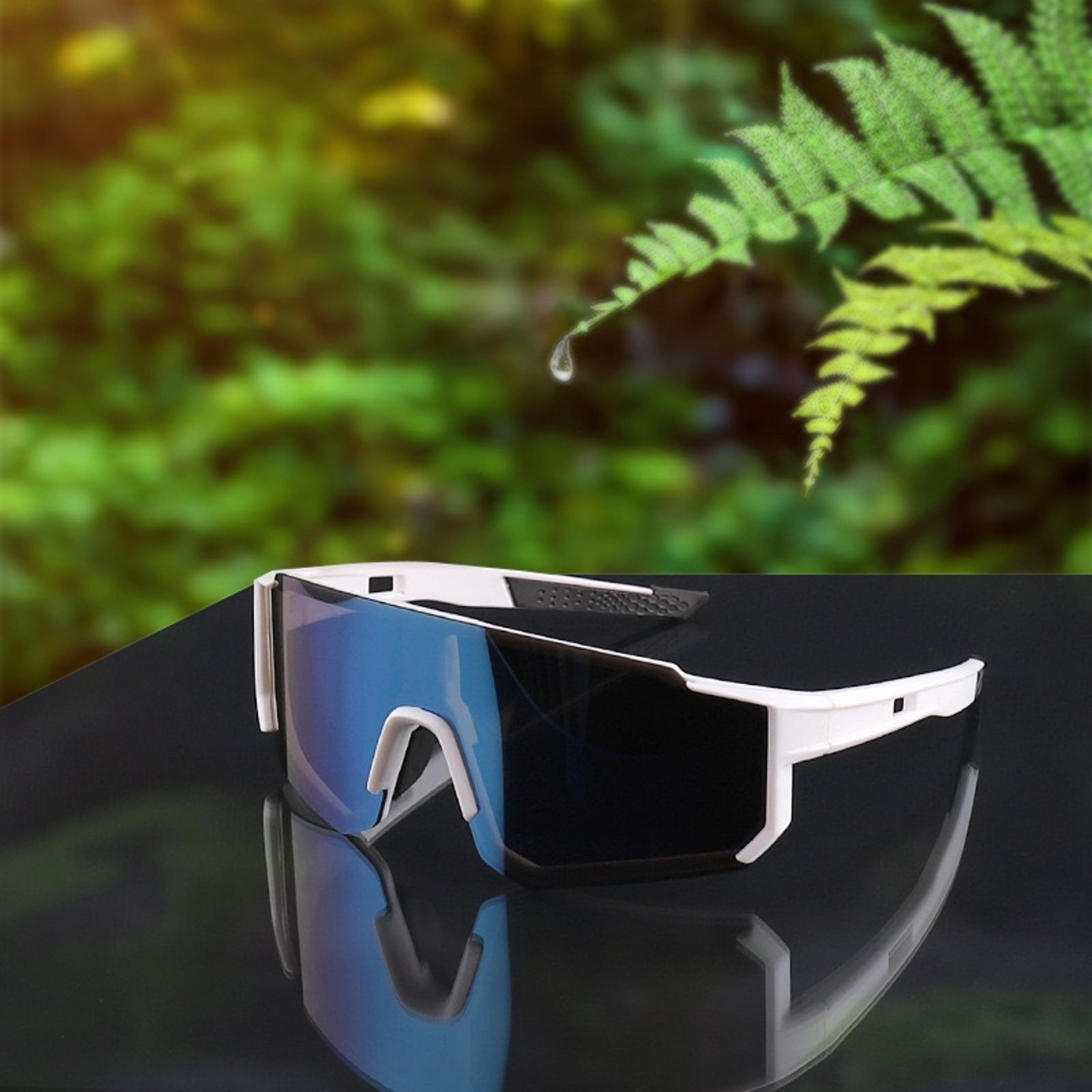 sport shield vintage sport sunglasses for men & women windproof uv protection cycling eyewear