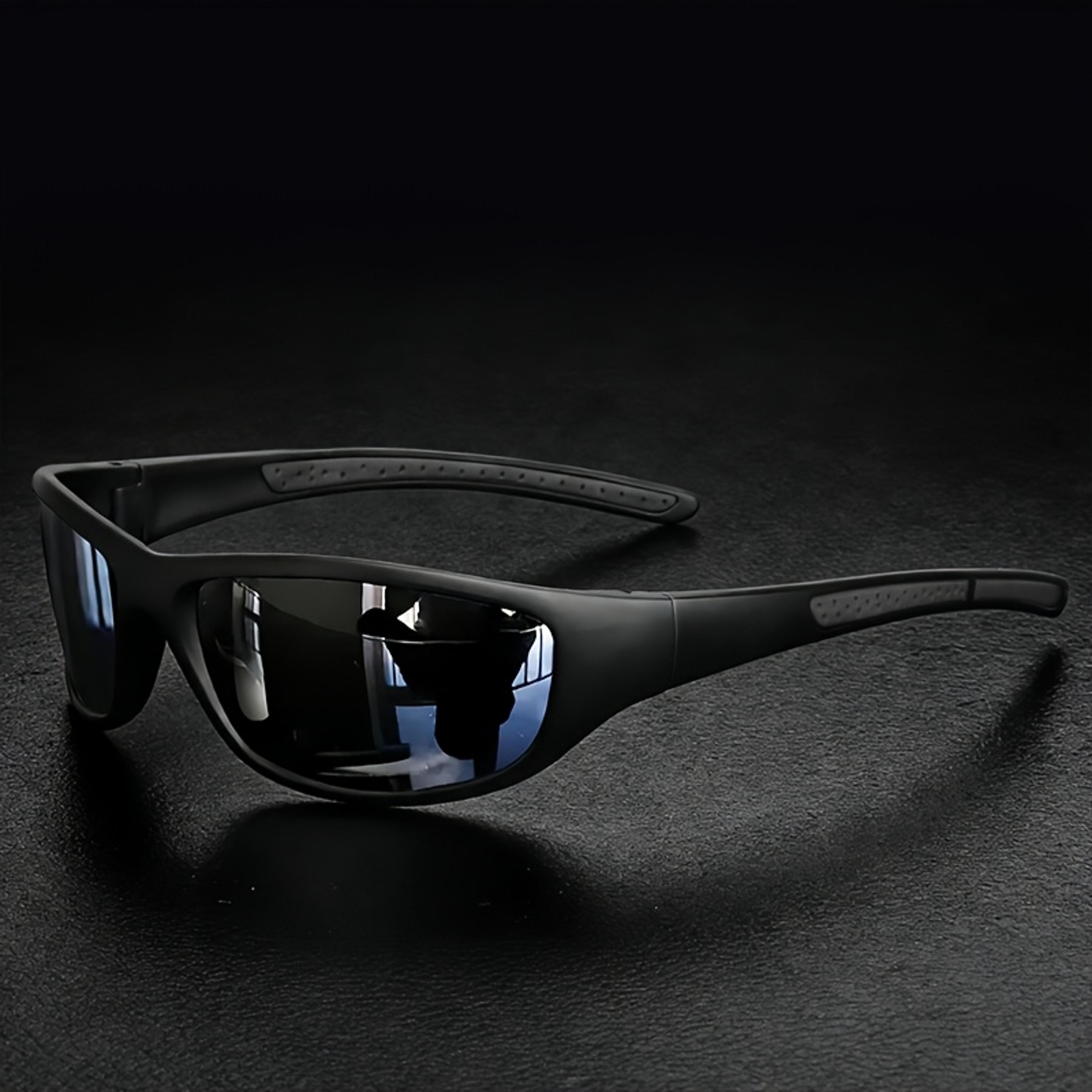 polarized sports sunglasses for men uv protection wrap around cycling & fishing eyewear