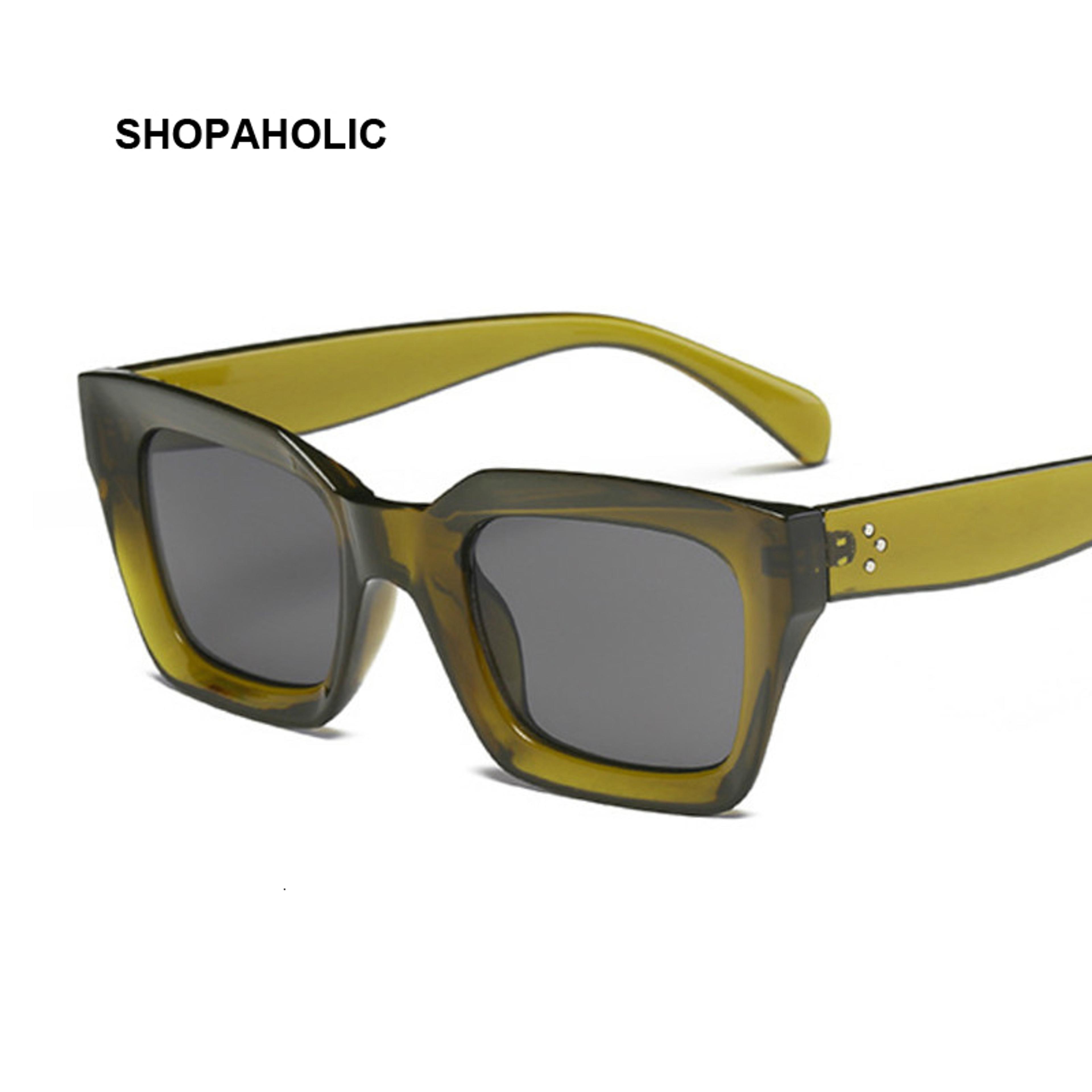 luxury oversized sunglasses for women vintage square sunglasses with uv protection