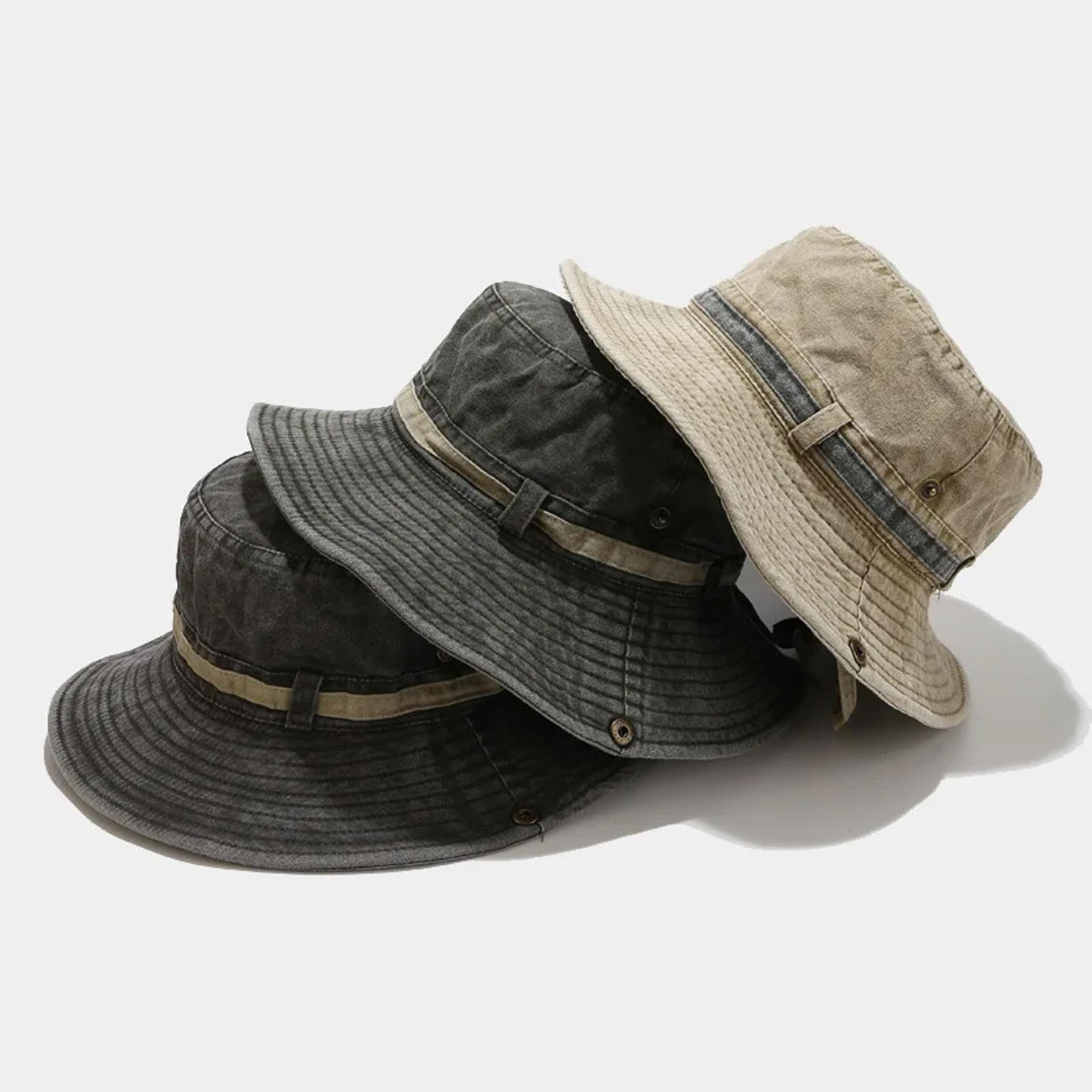 classic cotton bucket hat for men & women lightweight outdoor bucket hat for travel & everyday wear
