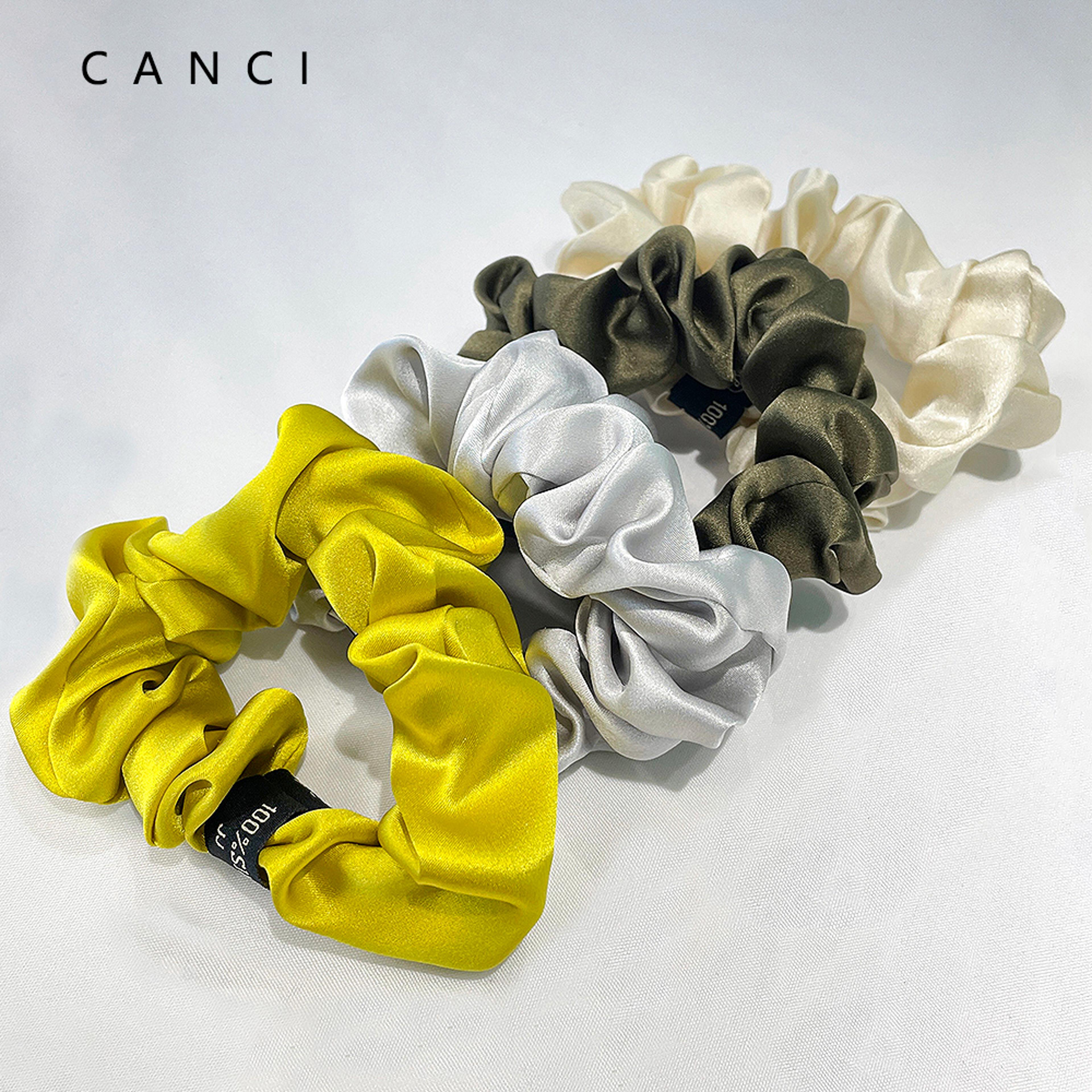 pure mulberry silk scrunchie hair tie gentle ponytail holder for women