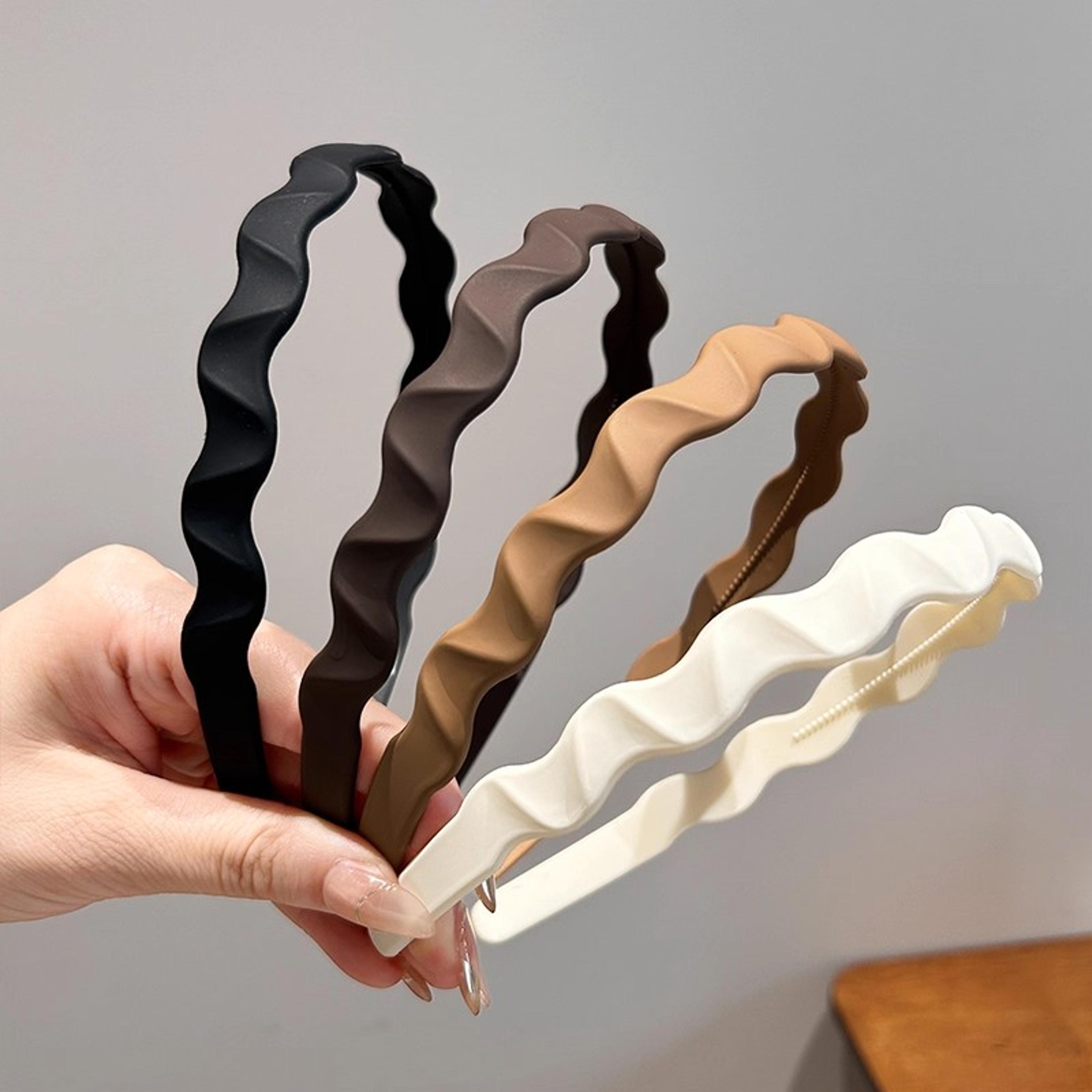 wave plastic hairband for women & girls non slip fashion headband hair accessory