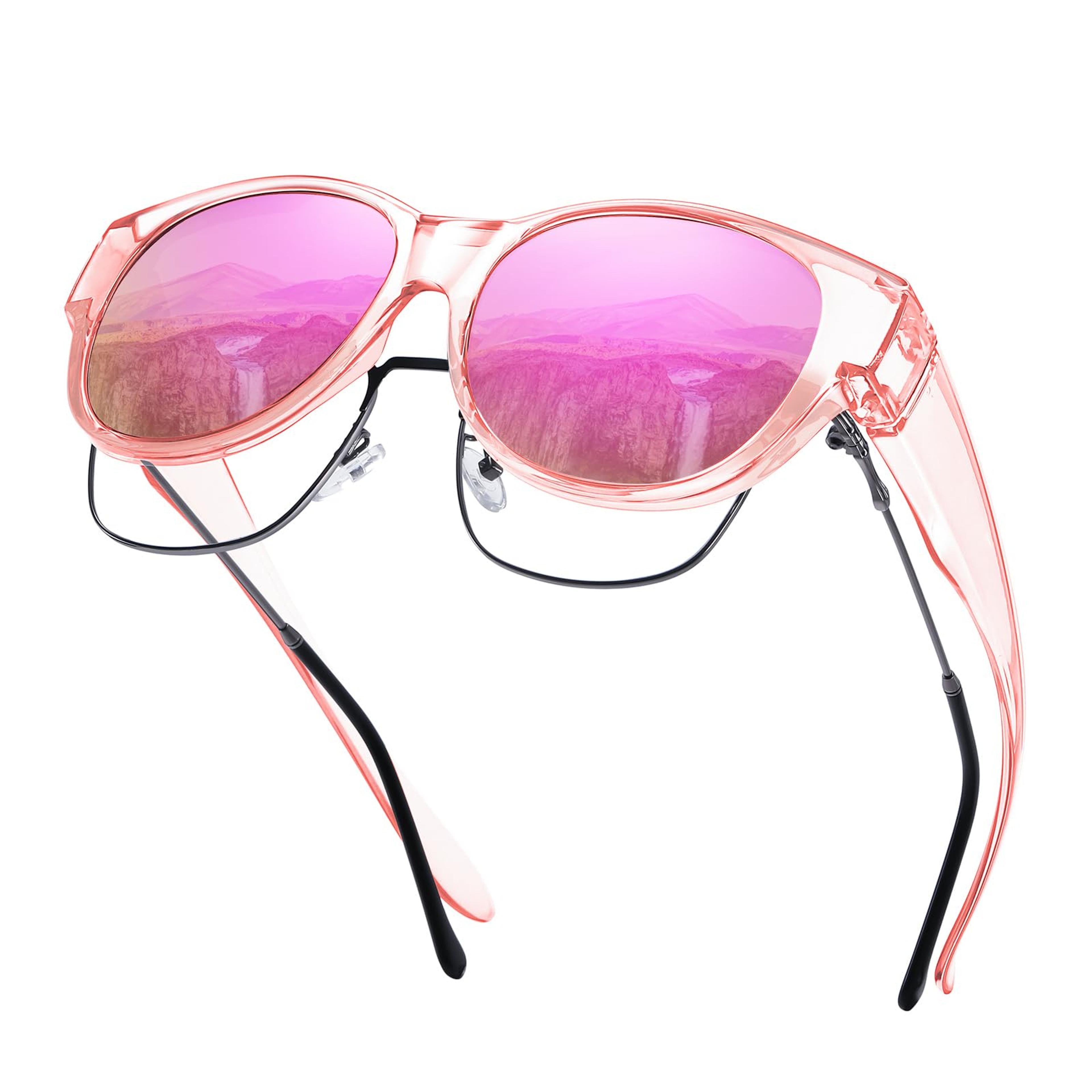 elegant fit over sunglasses for women uv cat eye over glasses sunglasses