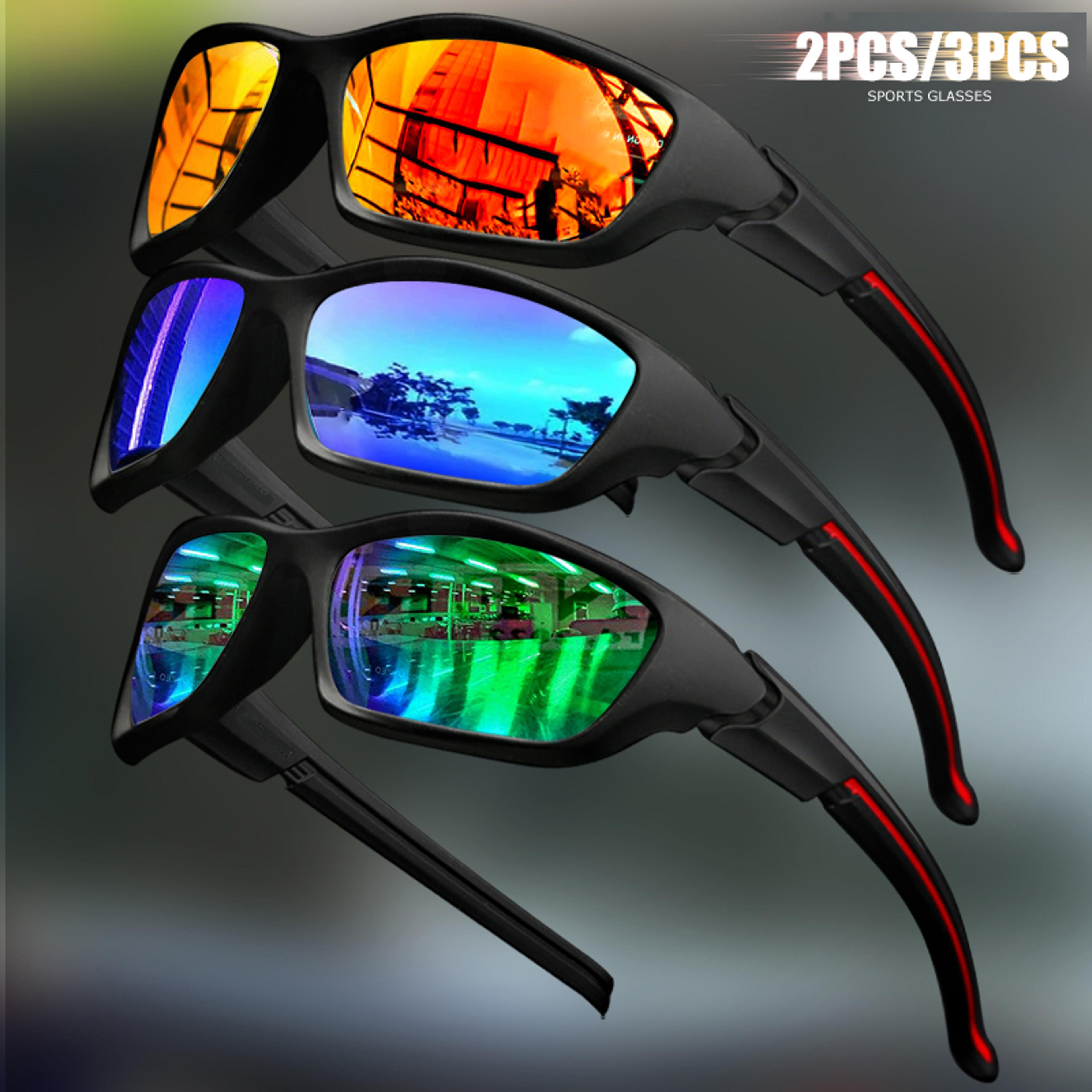 ultra shield polarized sports sunglasses uv anti glare outdoor shades for cycling, running & driving