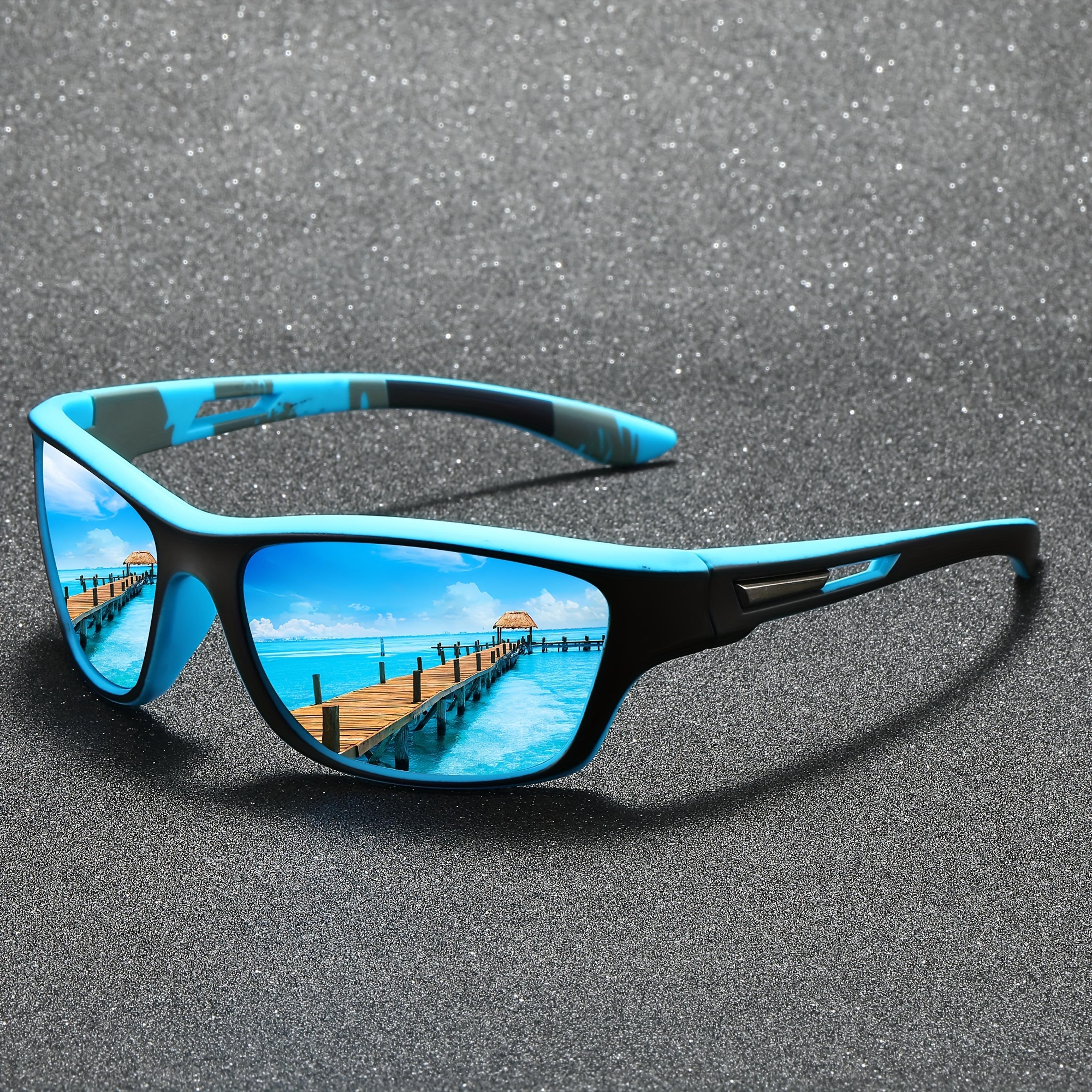 aero shield sports sunglasses uv wraparound cycling sunglasses for driving, fishing & outdoor adventures