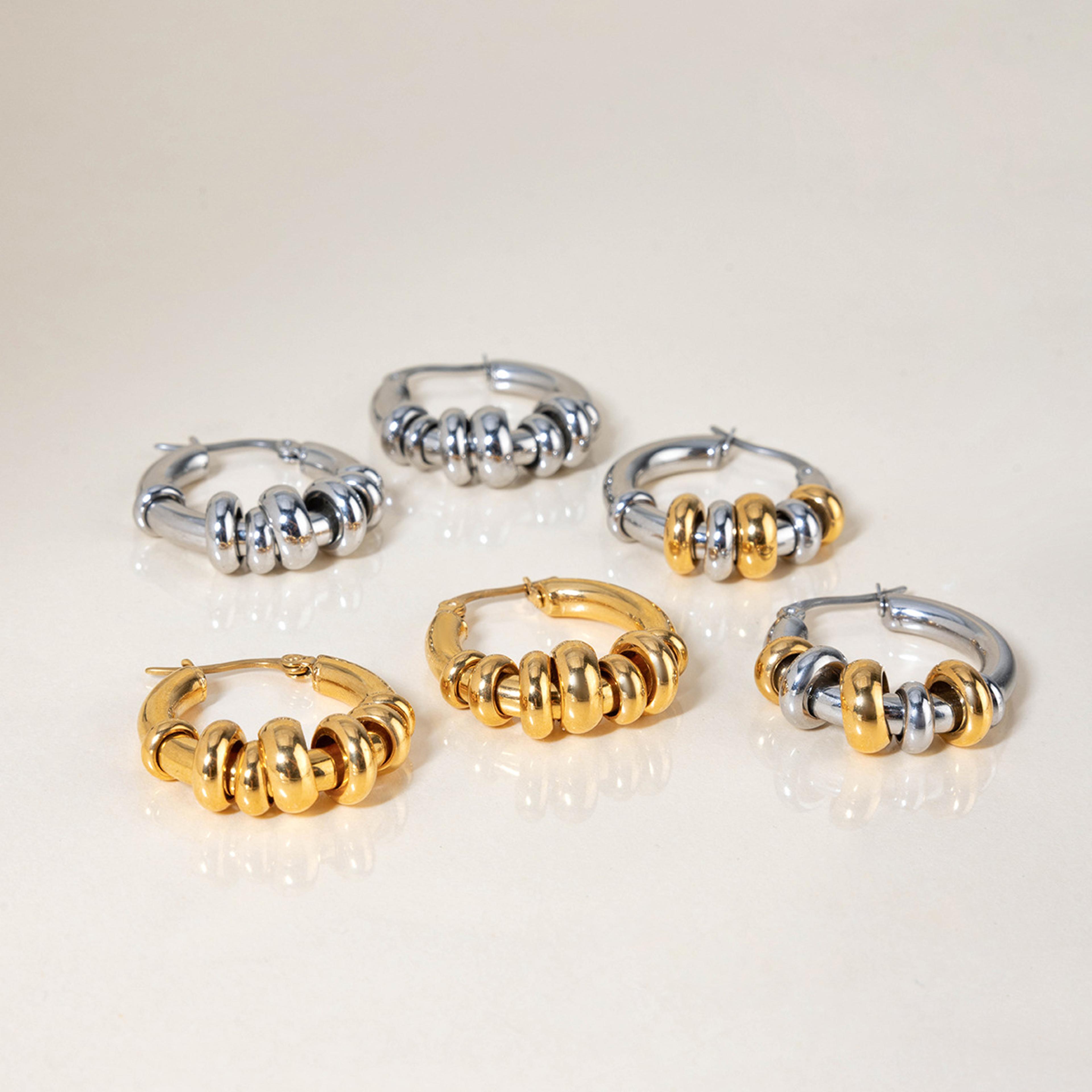 vintage mini huggie earrings waterproof hypoallergenic minimalist hoop earrings for women