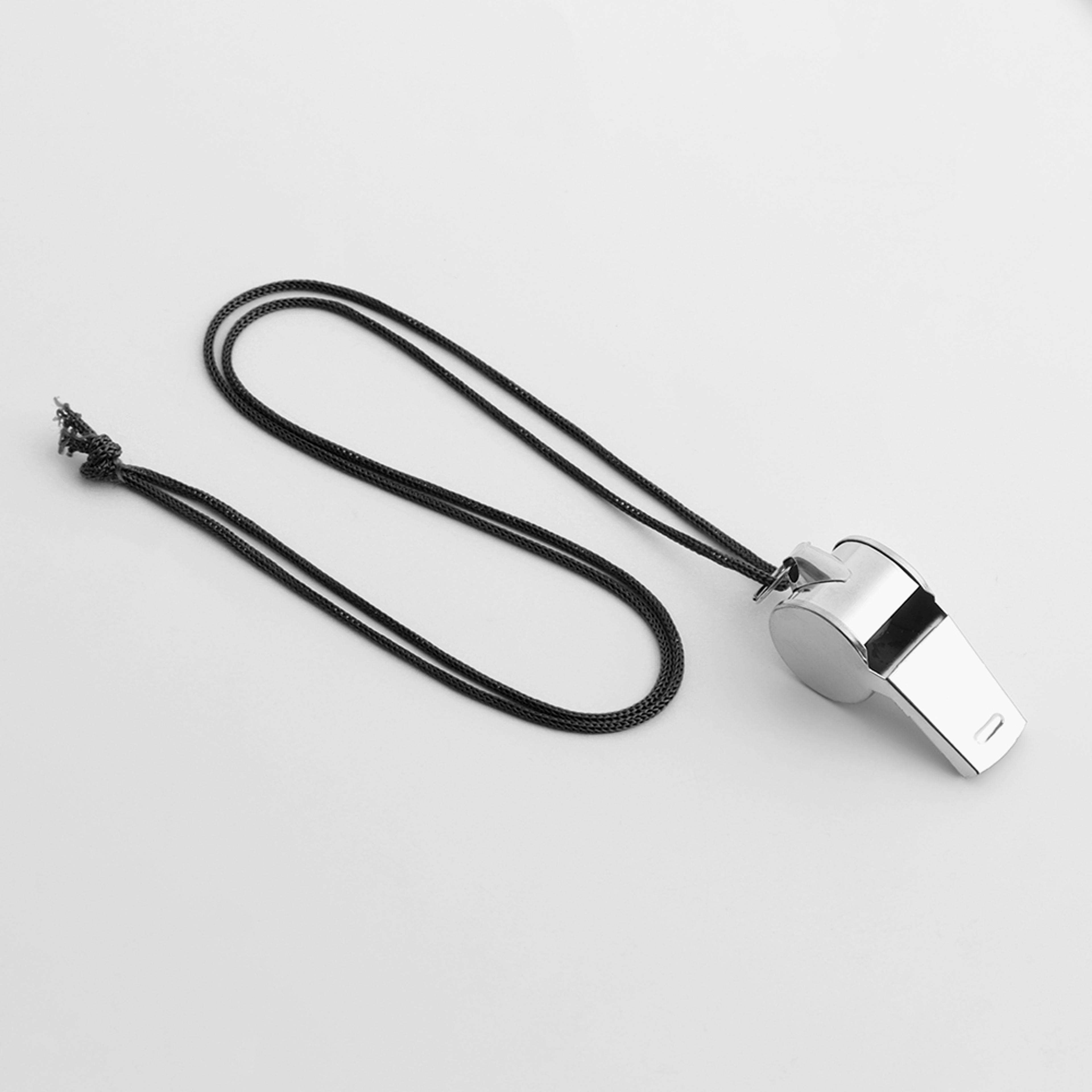 professional stainless steel whistle with lanyard for referees, coaches & sports training