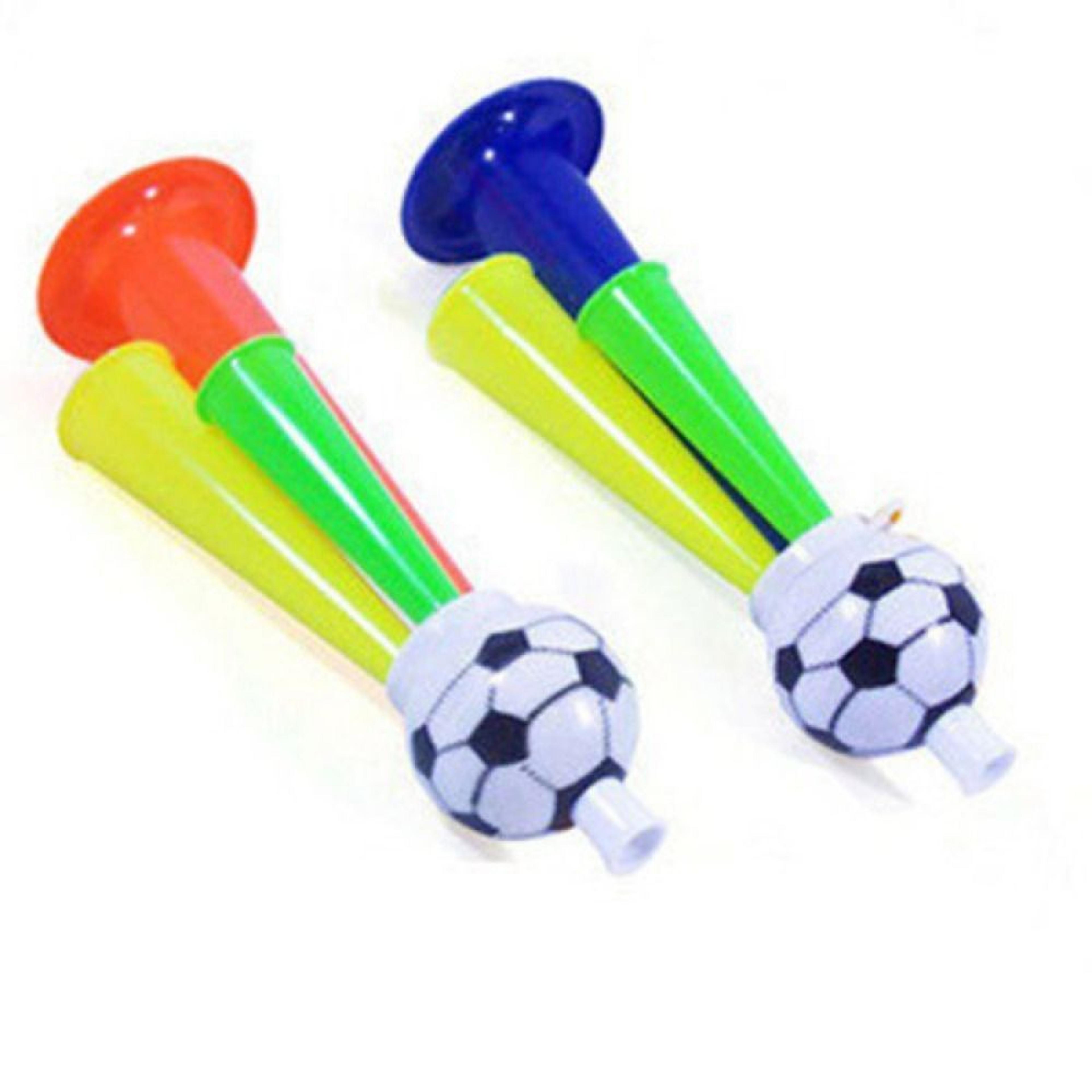 soccer fan trumpet stadium noise maker horn for football games, sports events & party cheering