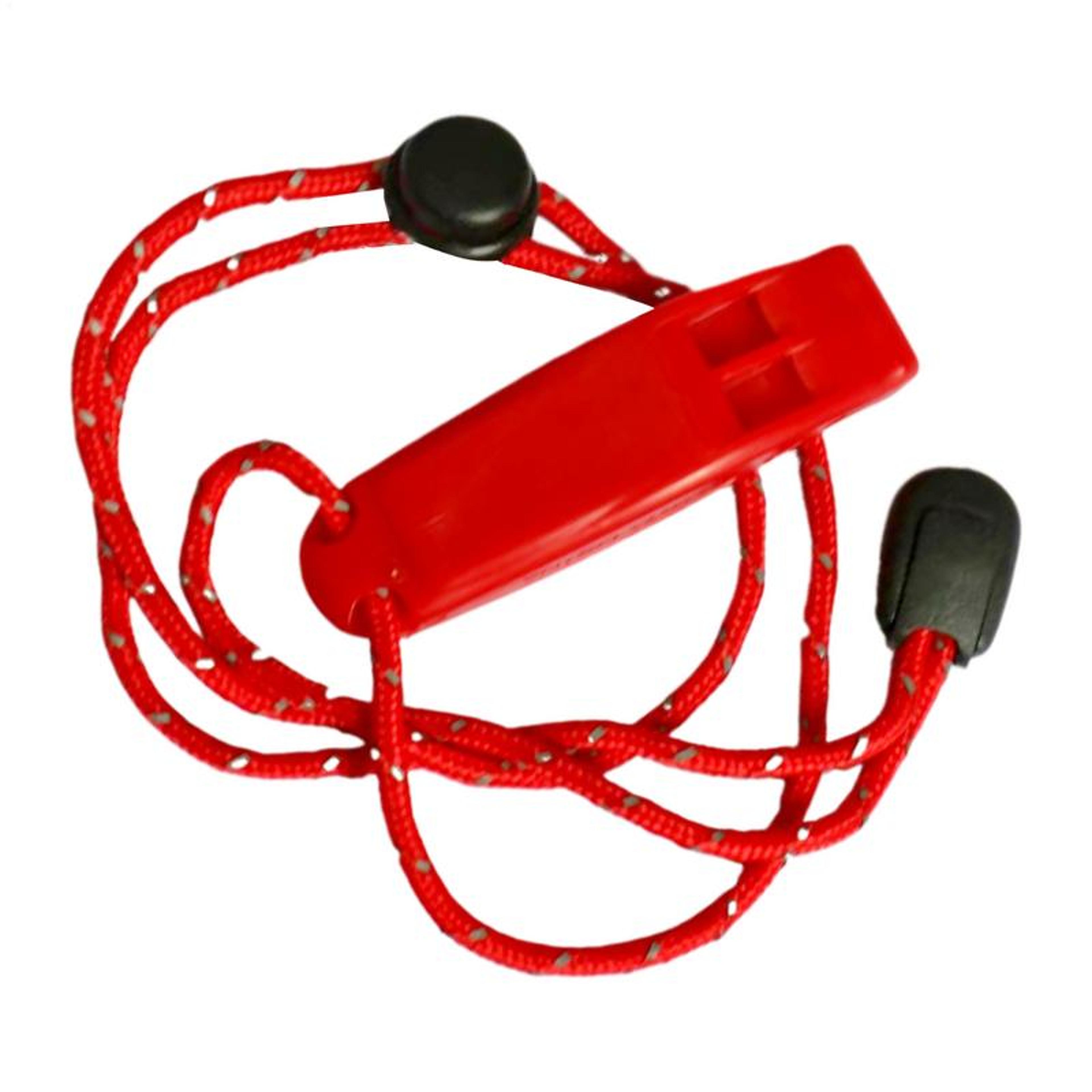 high decibel survival whistle with lanyard waterproof abs emergency whistle for sports & outdoor safety