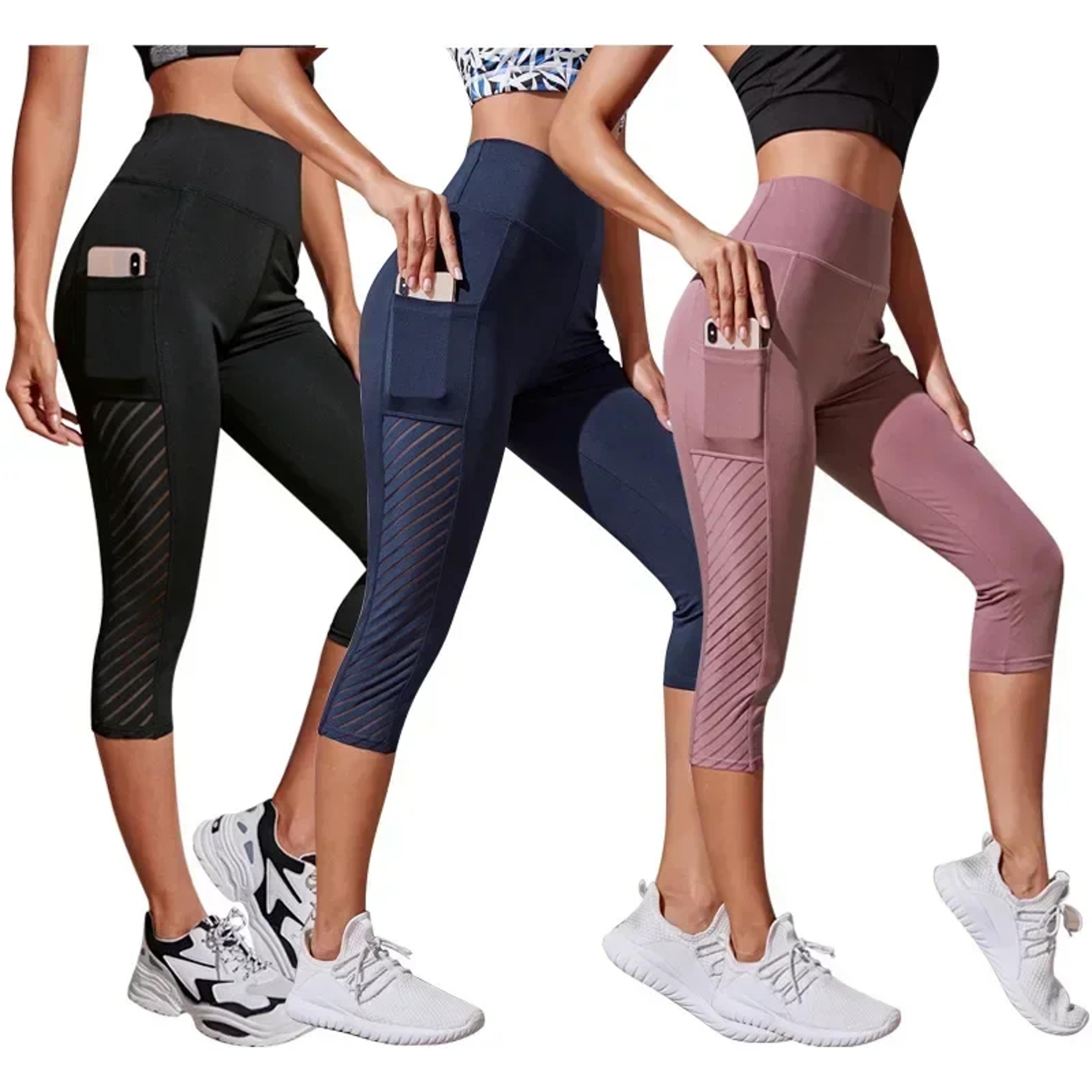 high waisted yoga shorts with pockets quick dry workout shorts for women