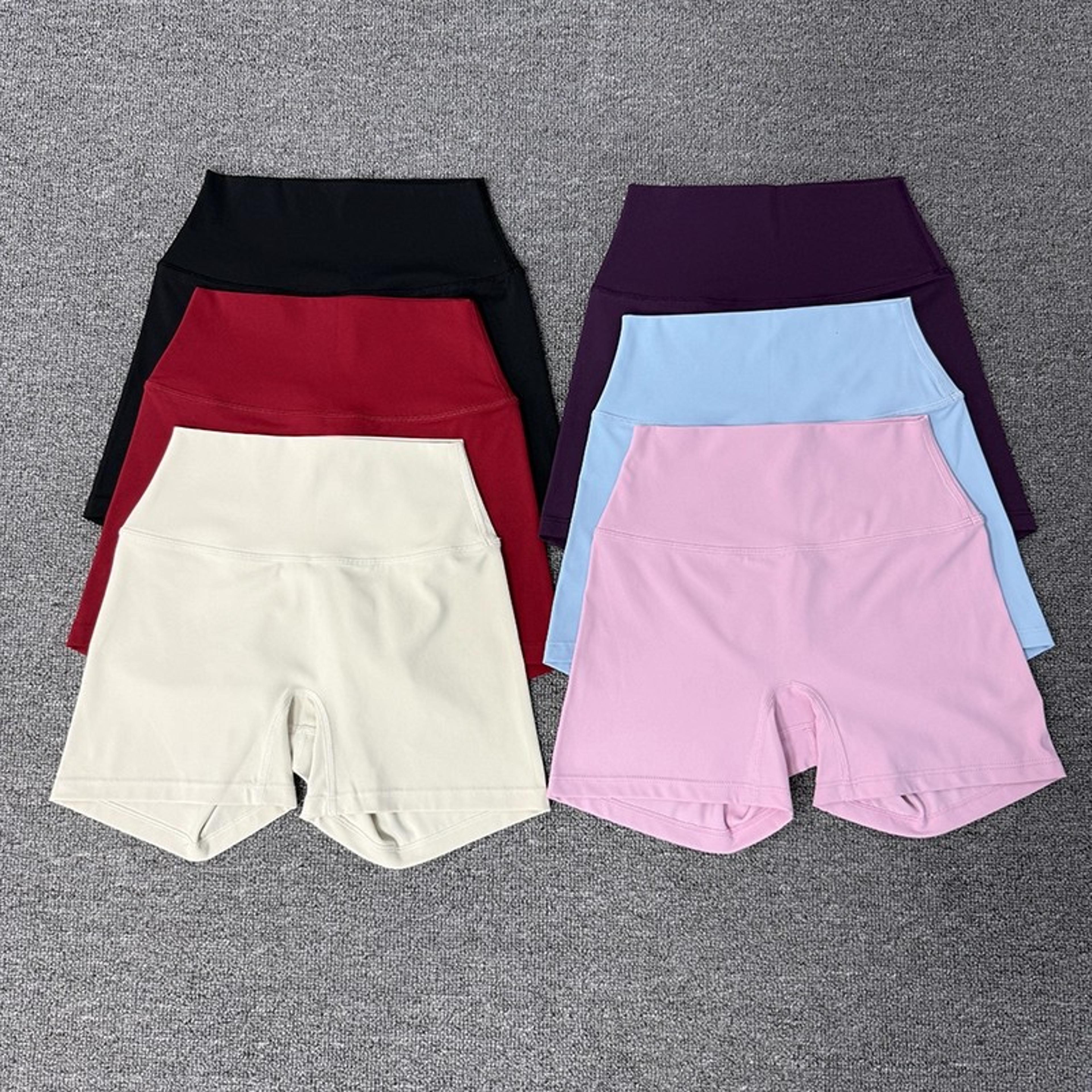 high waist yoga shorts for women quick dry breathable workout gym running fitness shorts