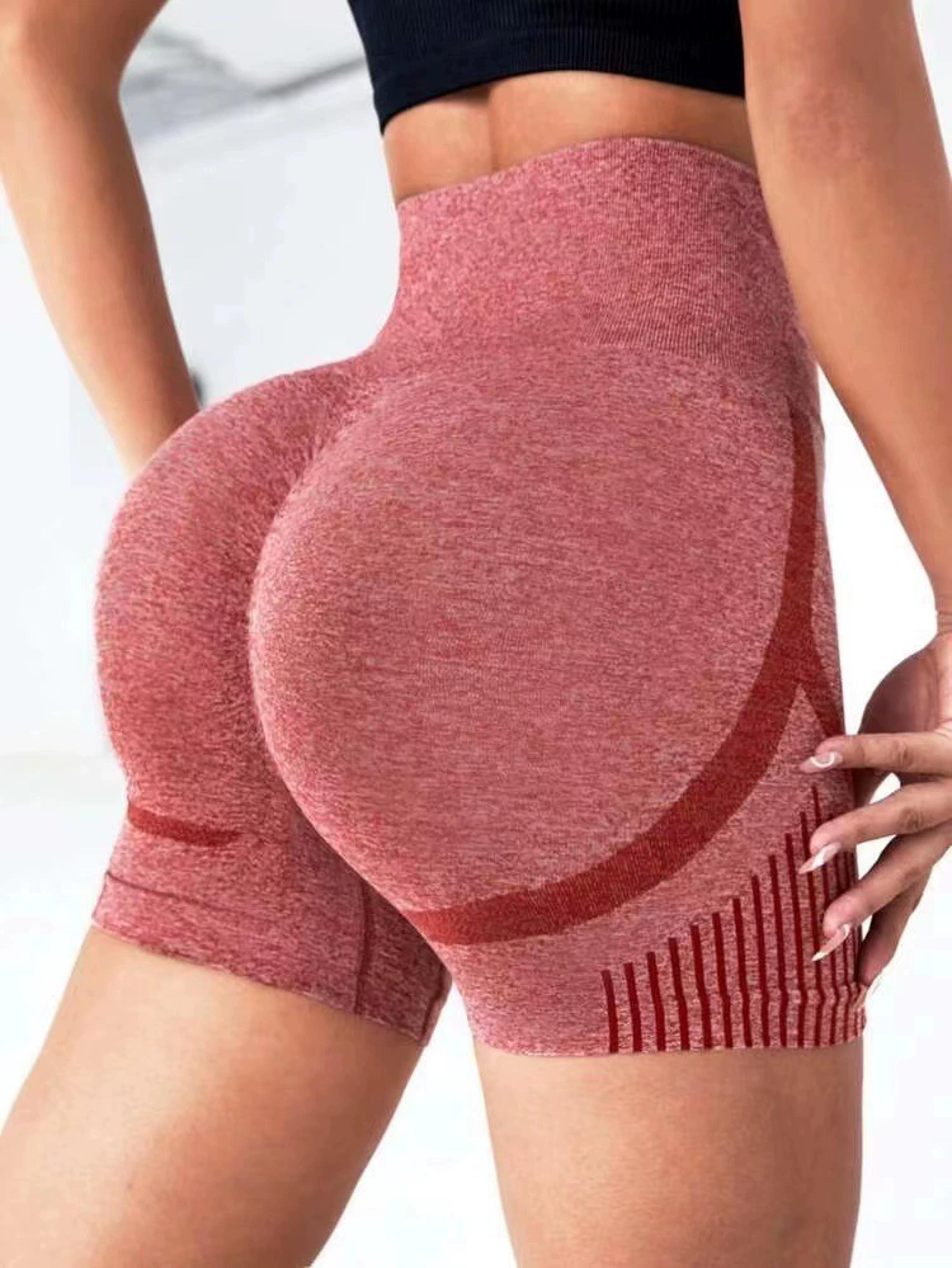 high waisted yoga shorts for women tummy control butt lifting workout gym running activewear