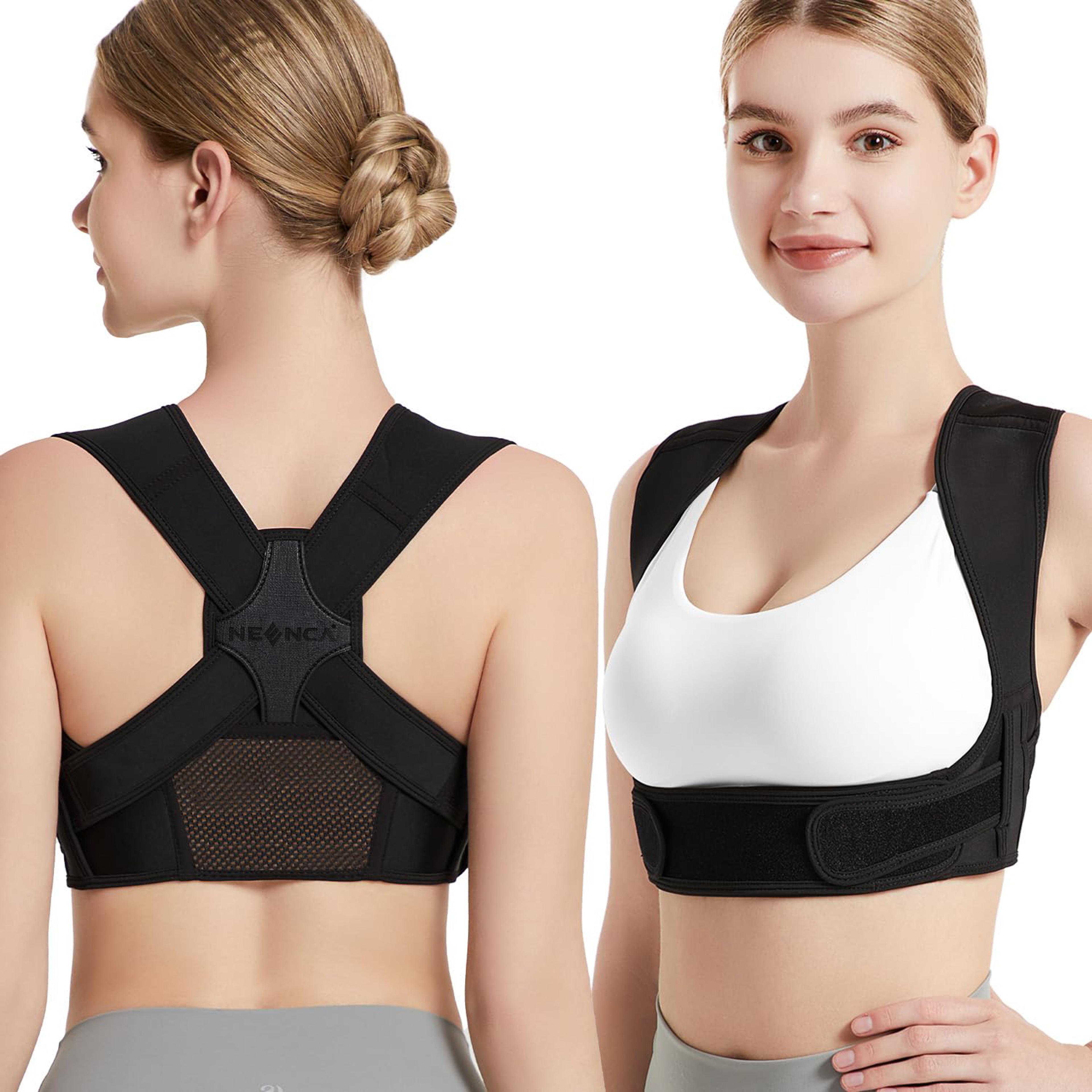 posture corrector adjustable back support brace for better shoulder & spine alignment