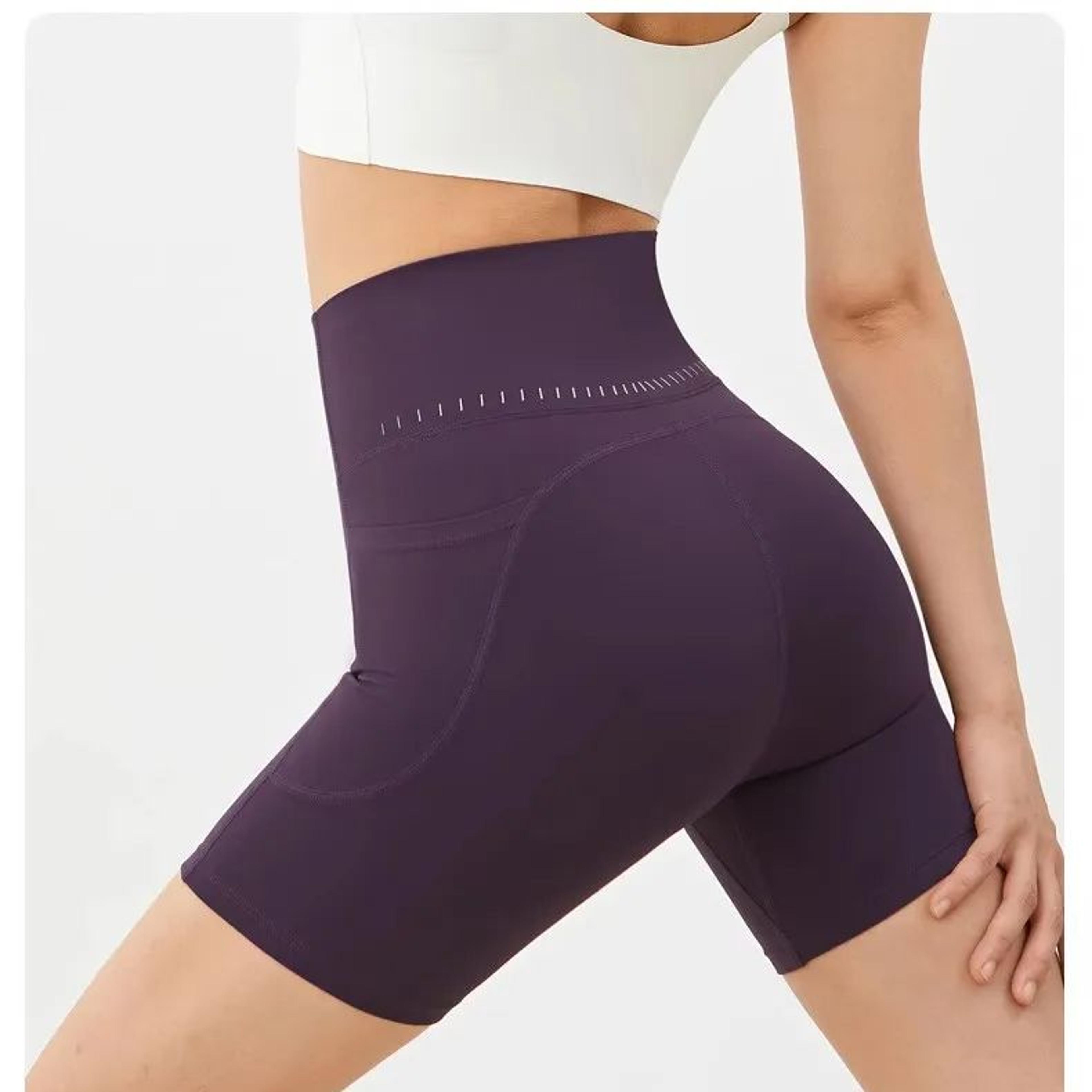 high waist yoga shorts for women quick dry hip lift fitness running gym shorts