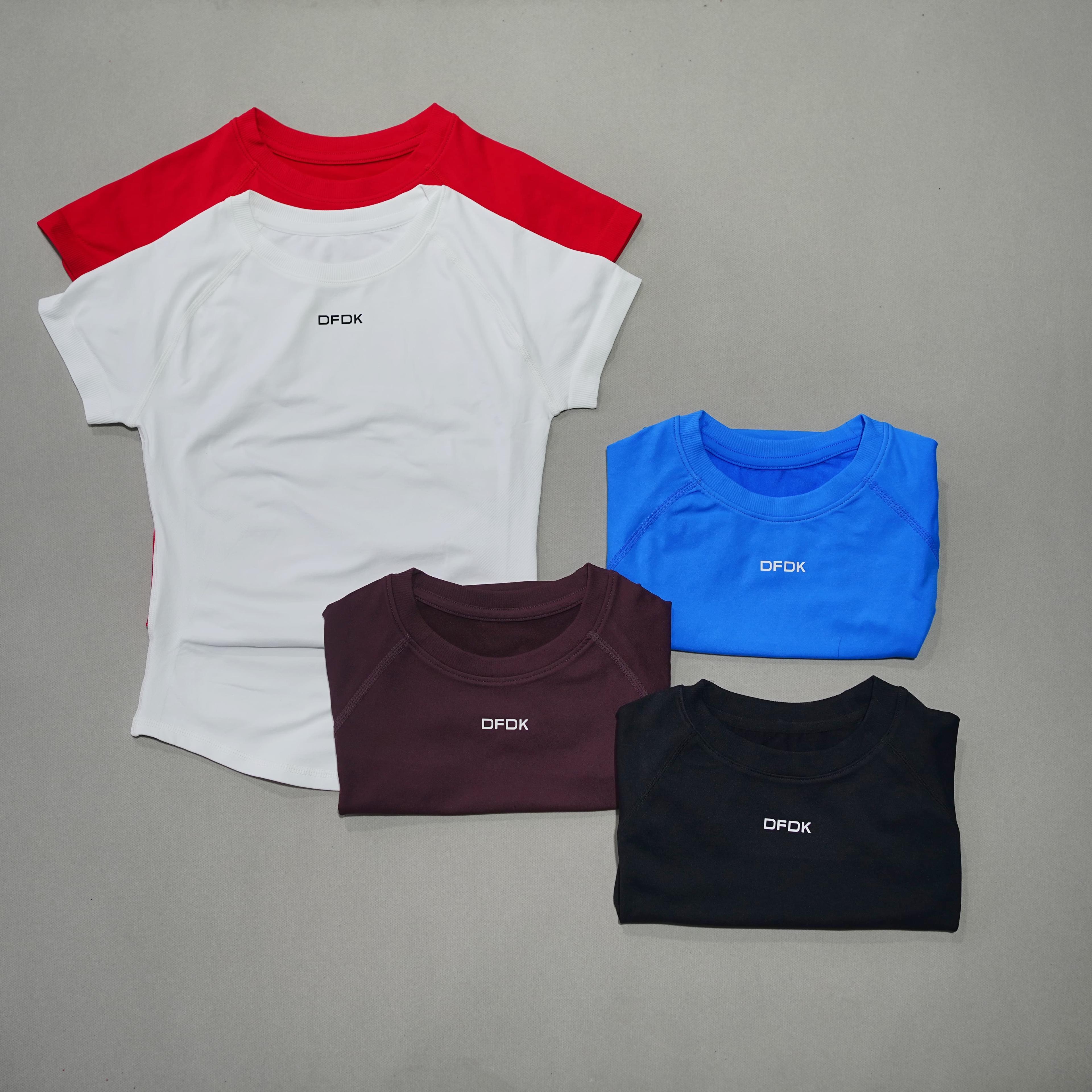 women's breathable workout top slim fit short sleeve yoga & running t-shirt
