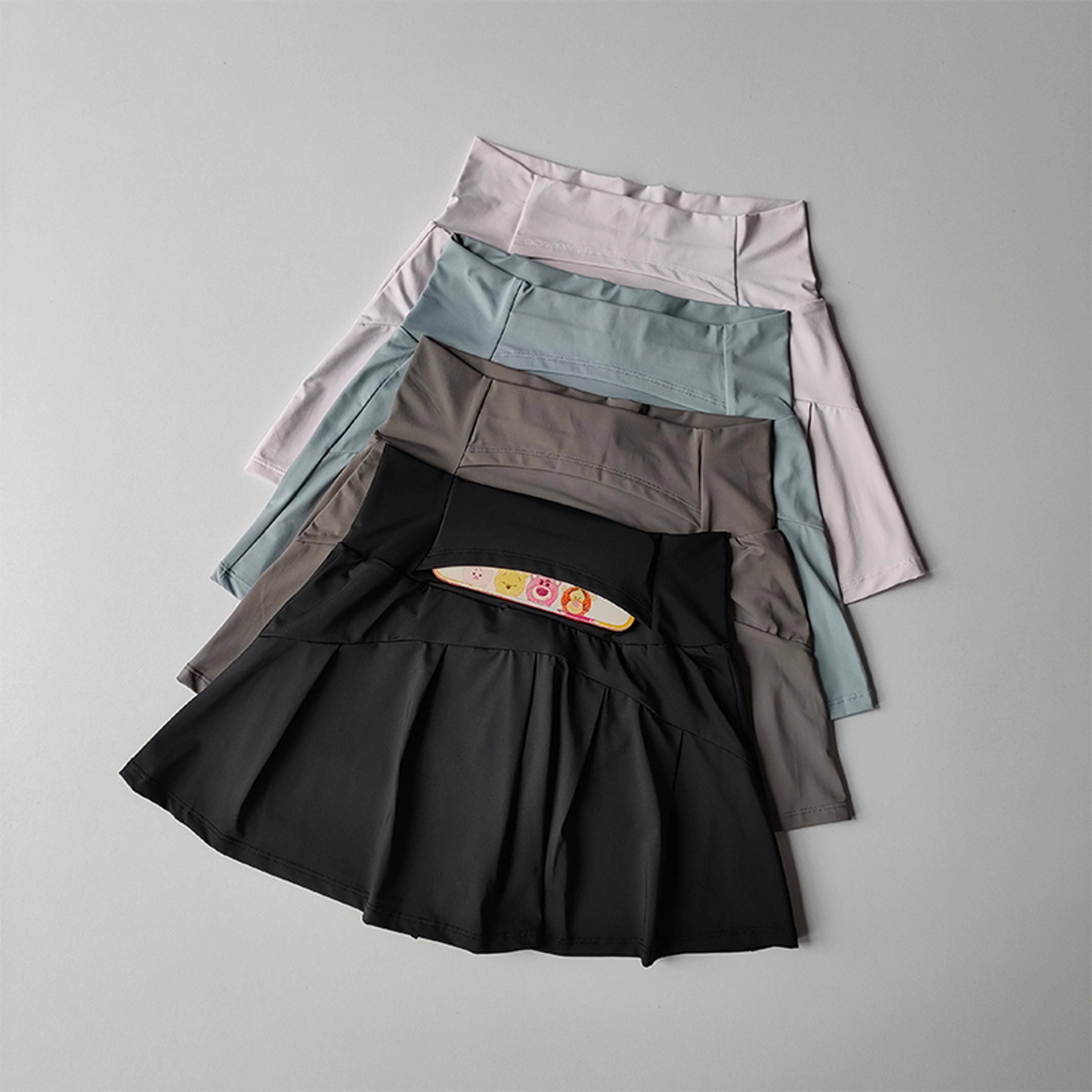 high waisted athletic skirt for women with built in shorts quick dry tennis skirt for yoga & fitness