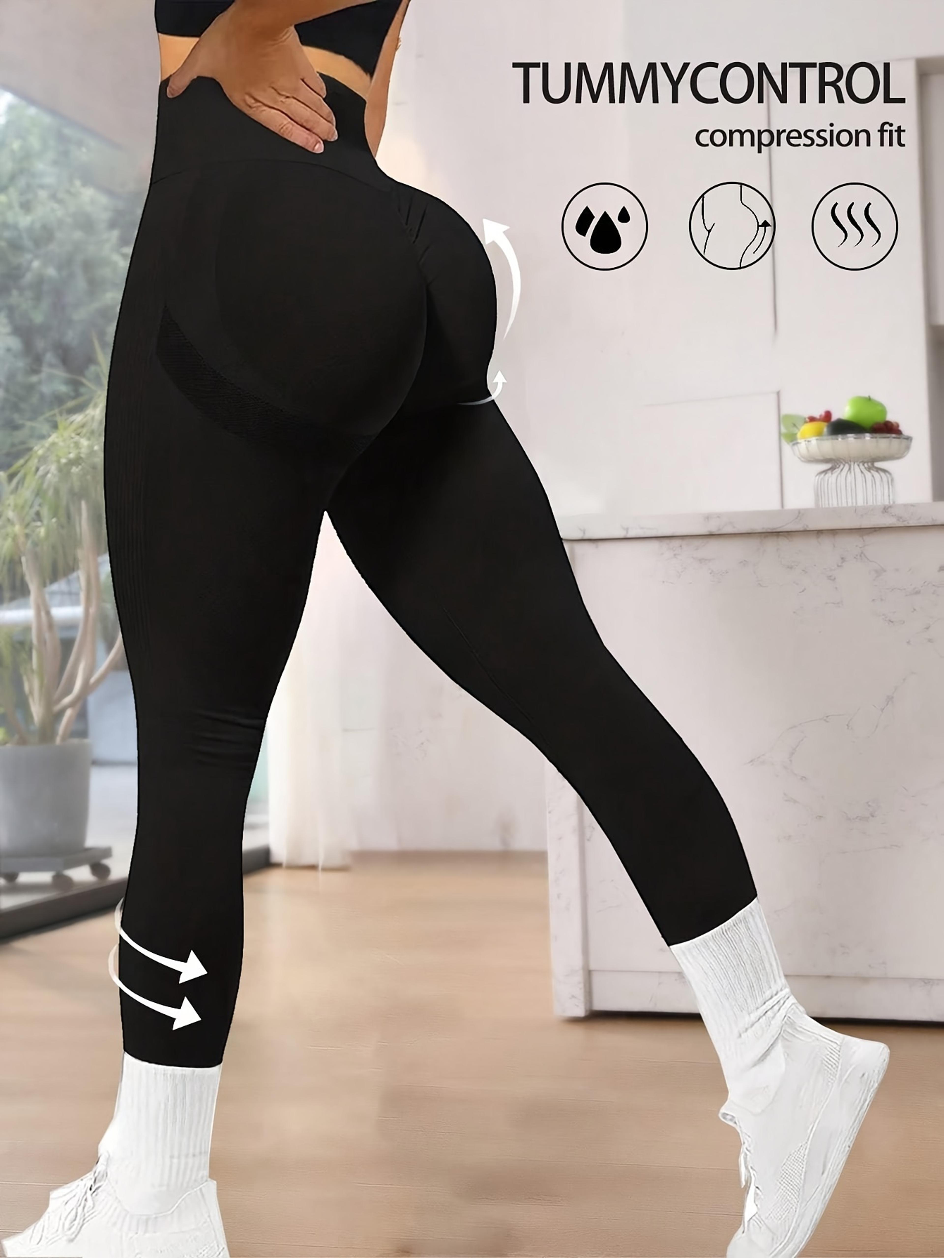 seamless yoga leggings for women high waist gym leggings with peach lift fit