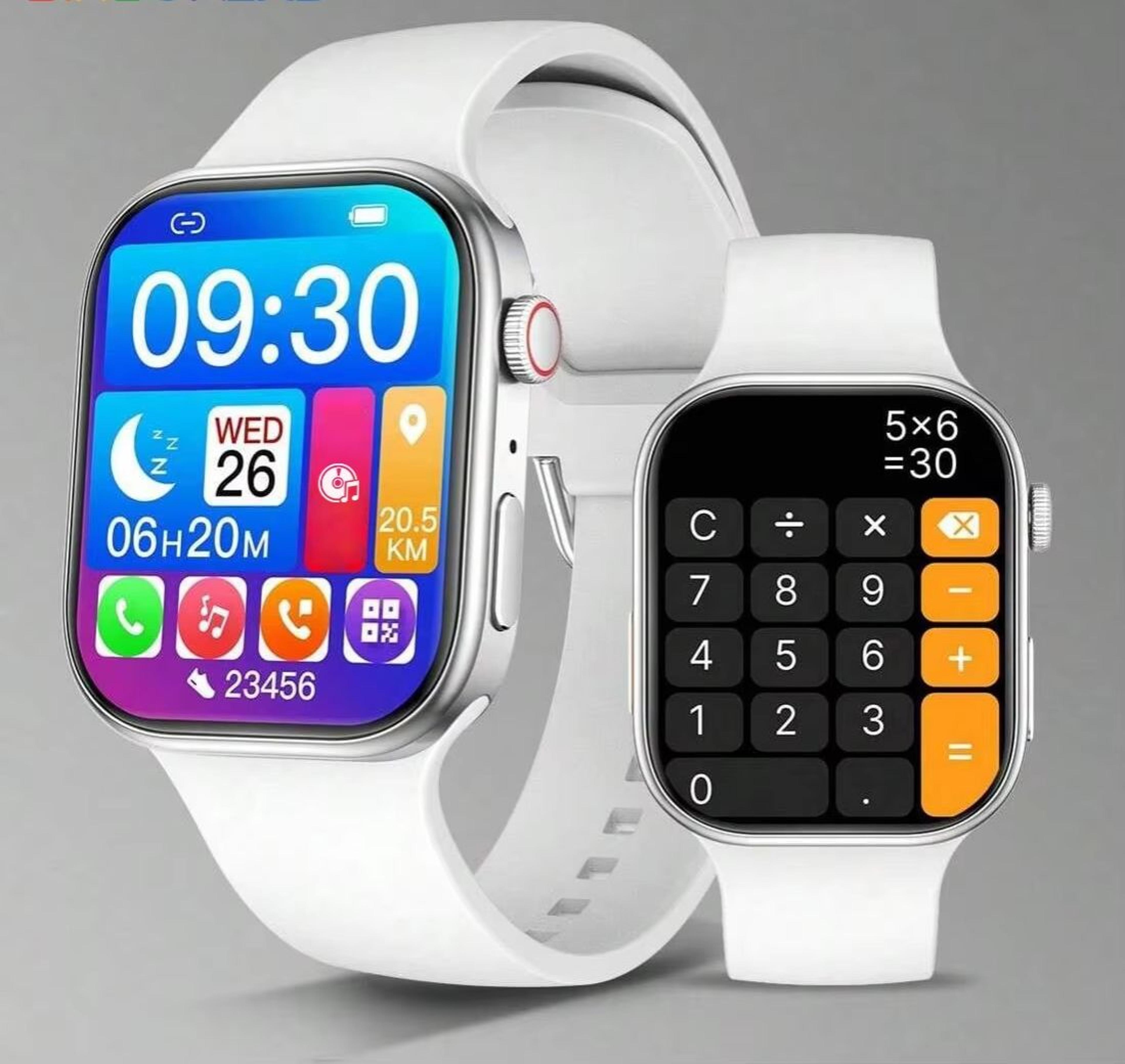 smart watch with bluetooth calling, hd touch screen fitness tracker for android & iphone