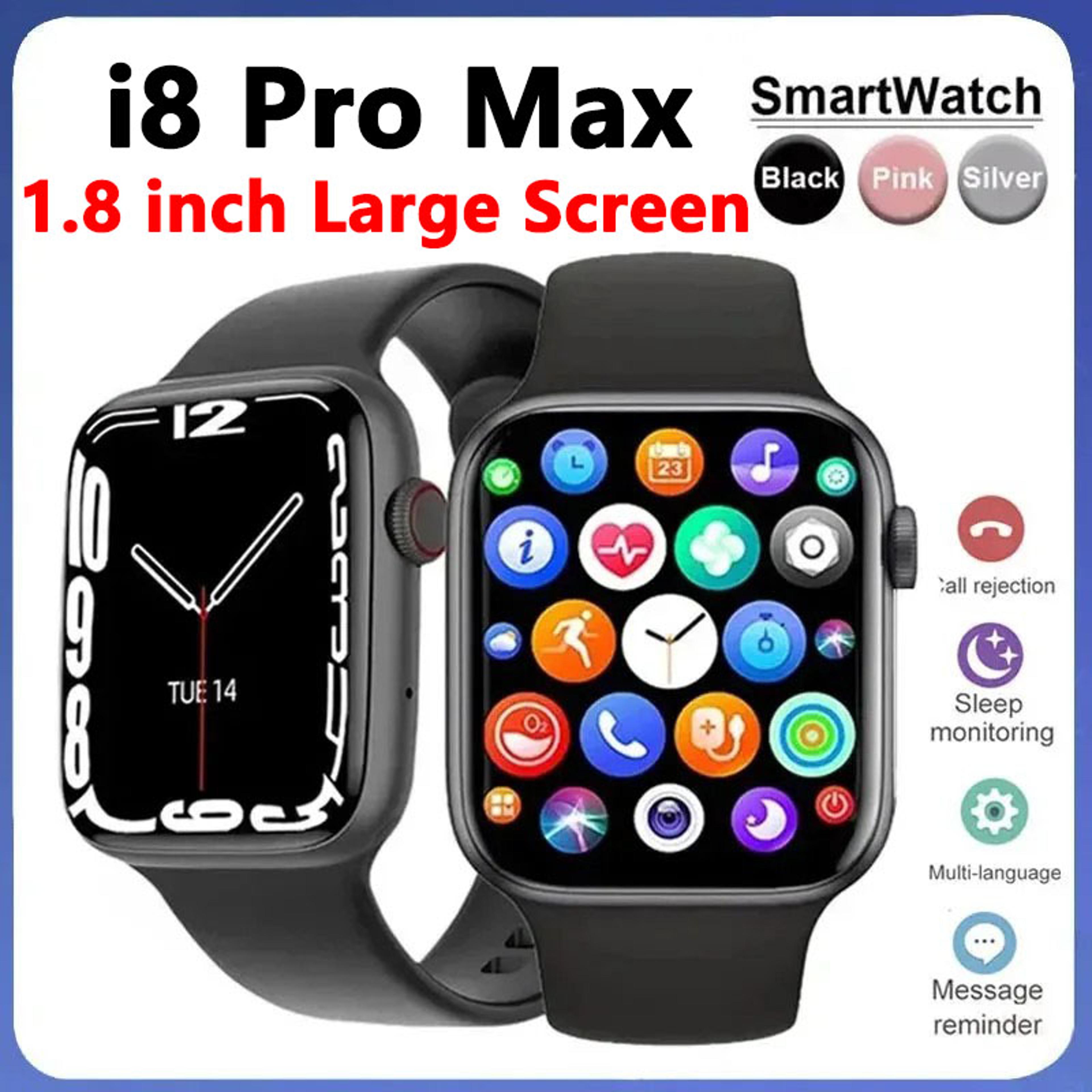 bluetooth calling smart watch with fitness tracker, hd touchscreen & custom watch faces for android & iphone