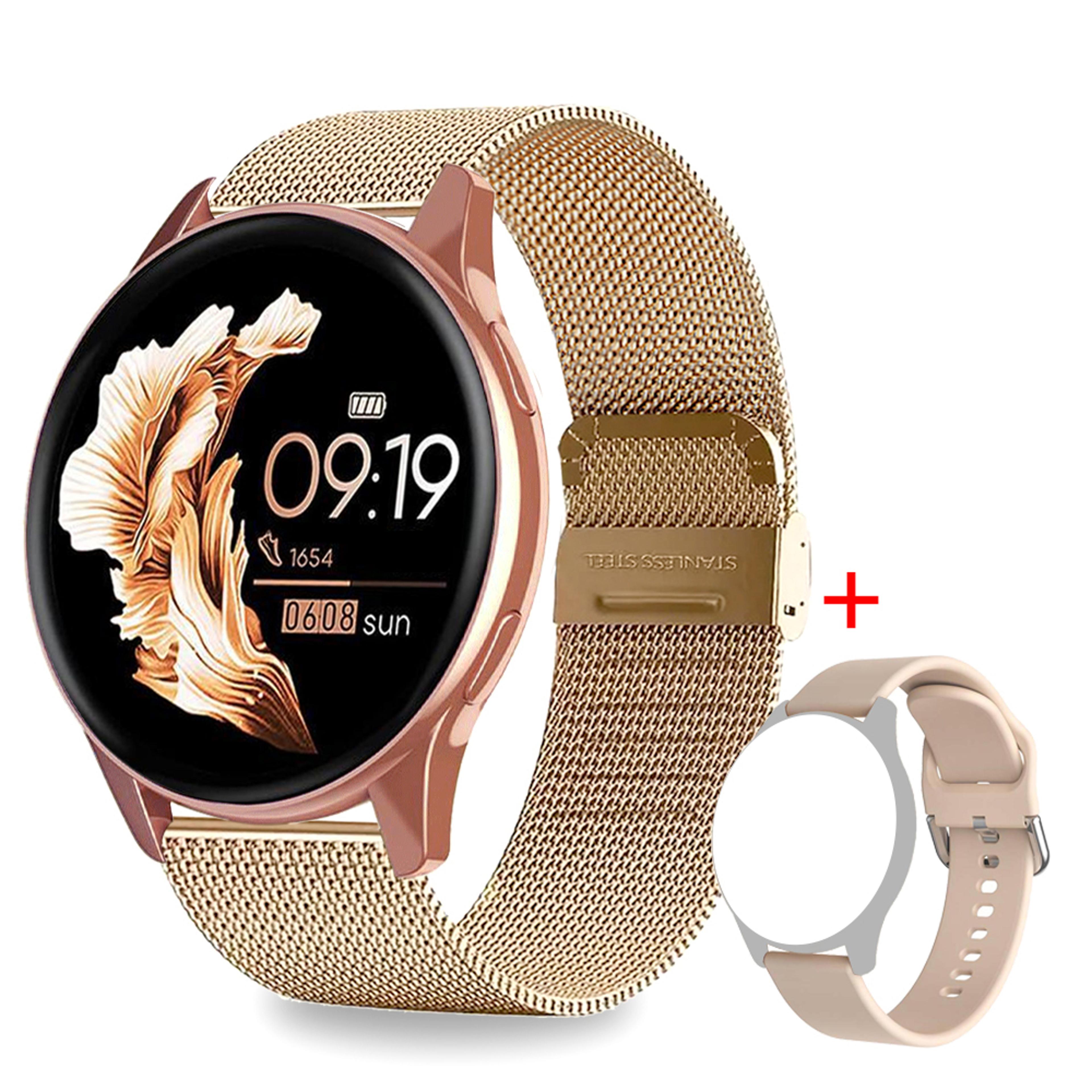 smart bluetooth calling smart watch with fitness tracker & custom watch faces for android and iphone