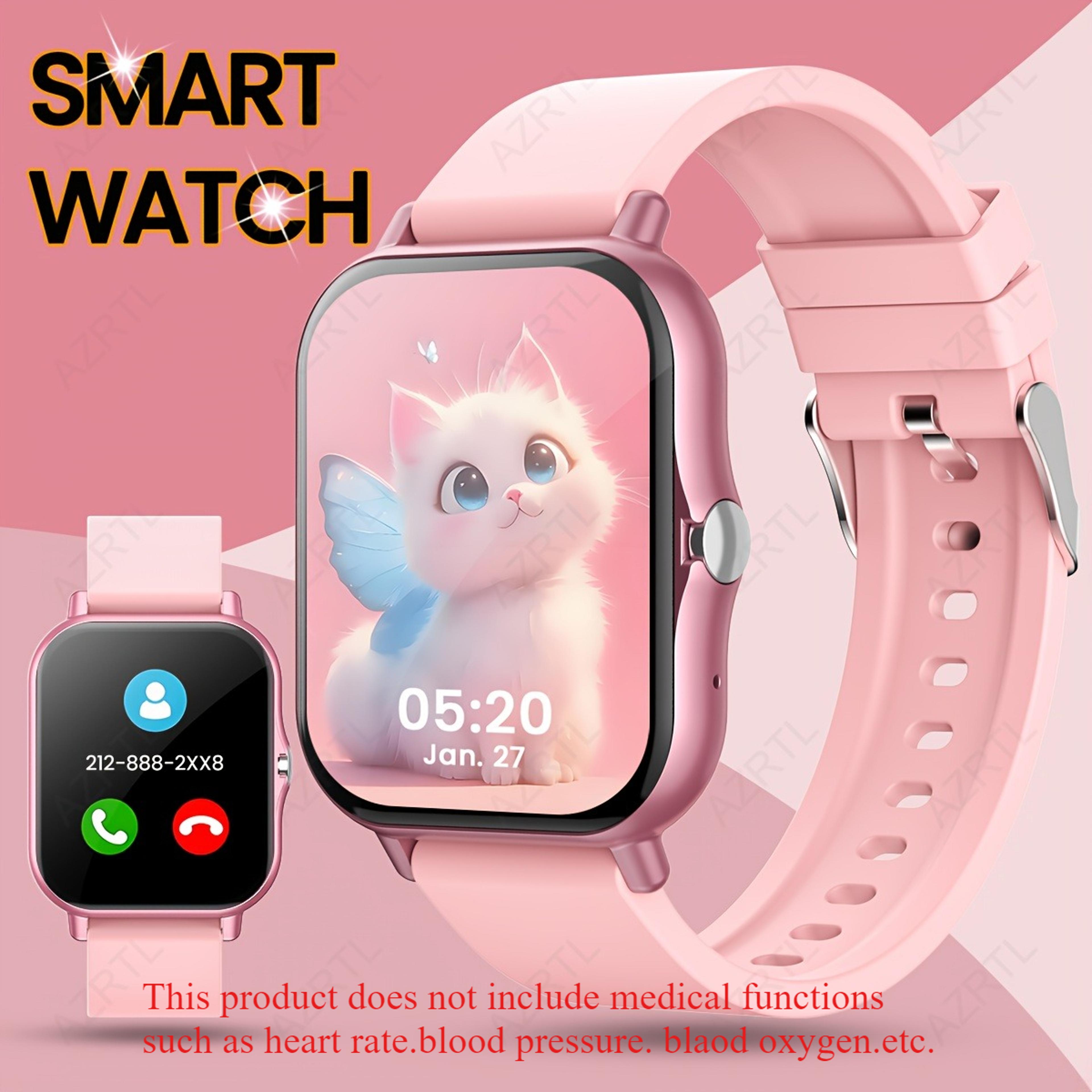 stylish smartwatch with full touch screen, smart notifications & custom watch faces