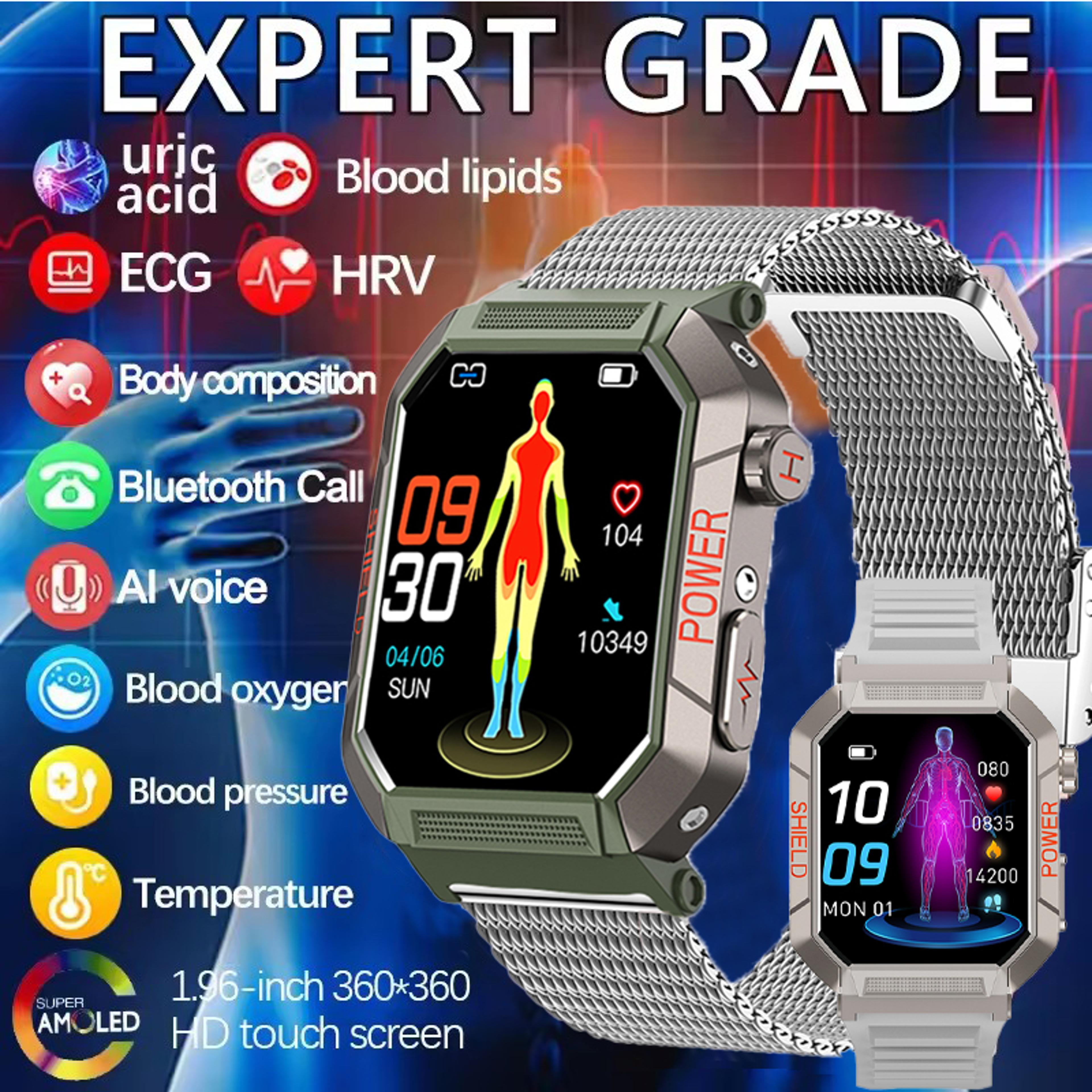 smart watch with gps, bluetooth calling & waterproof health monitoring for men & women